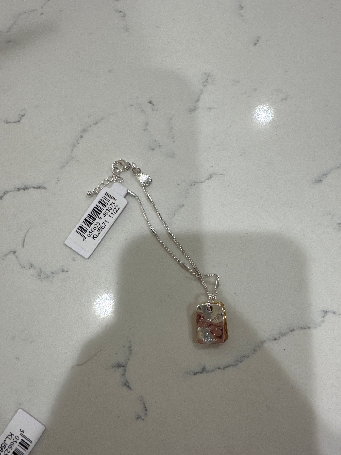 AFFIRMATION DISCS "POSITIVITY" BRACELET