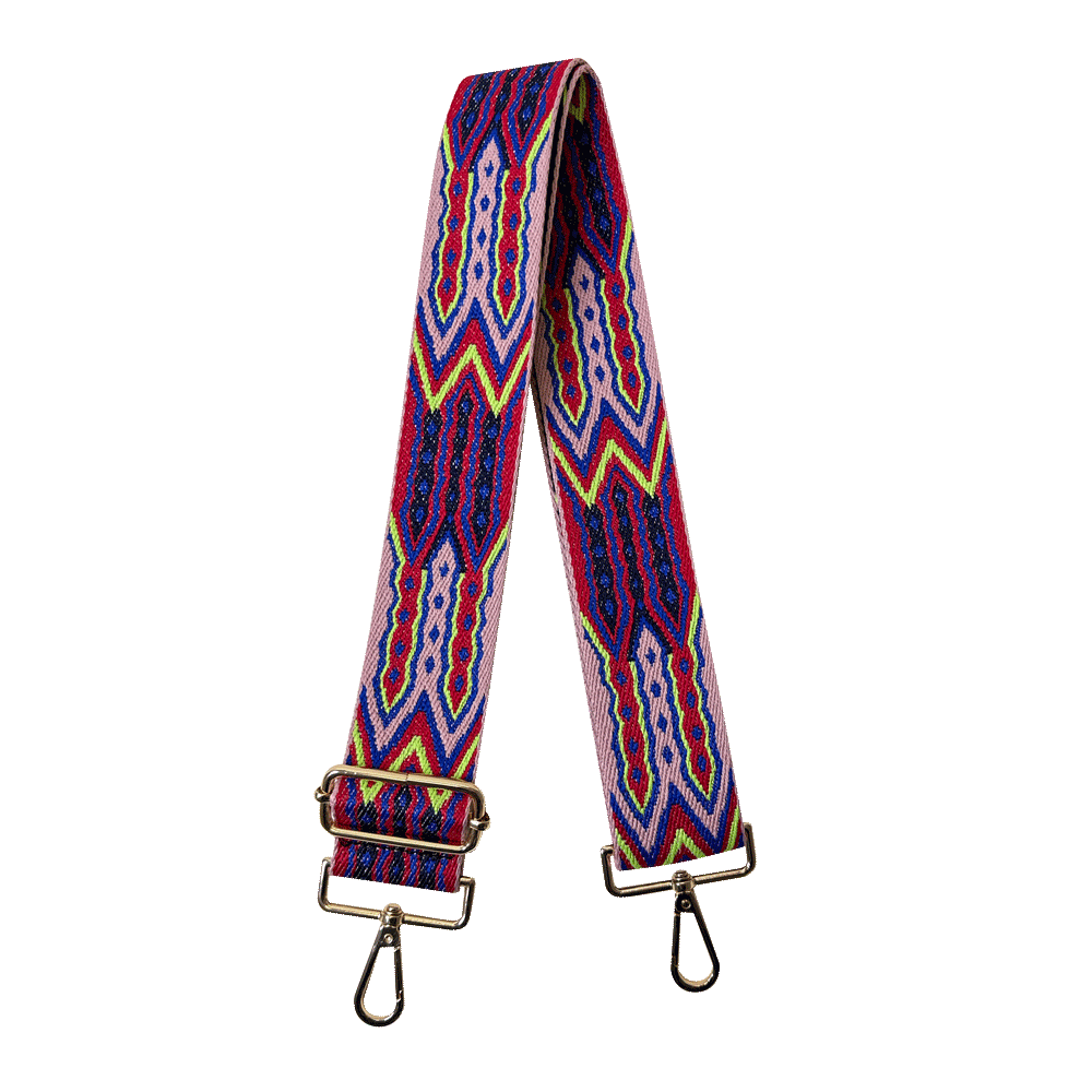 Mayan Print Interchangeable Woven Bag Strap