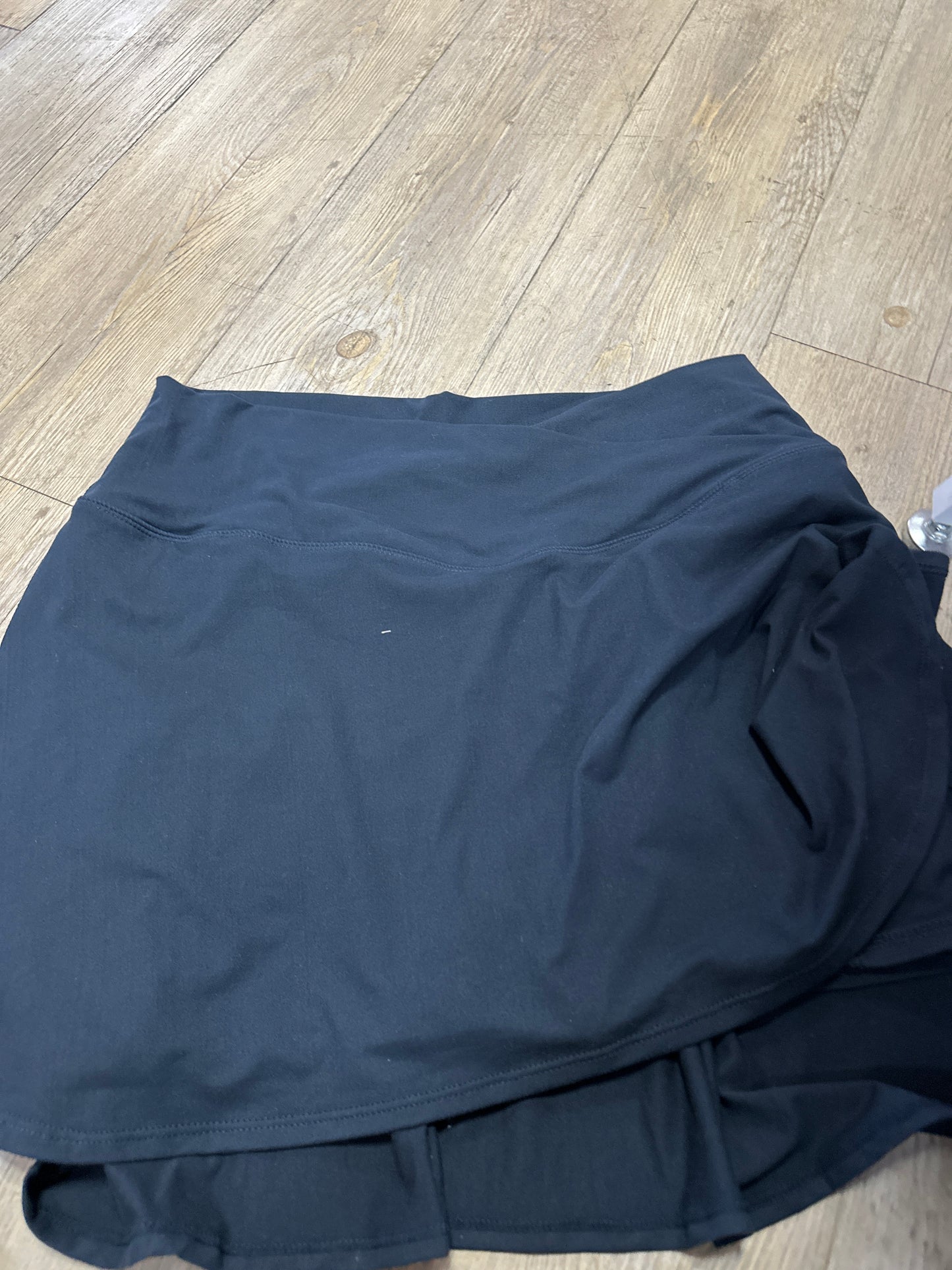 V WAIST BUTTER YOGA SKORT - NOCTURNAL NAVY