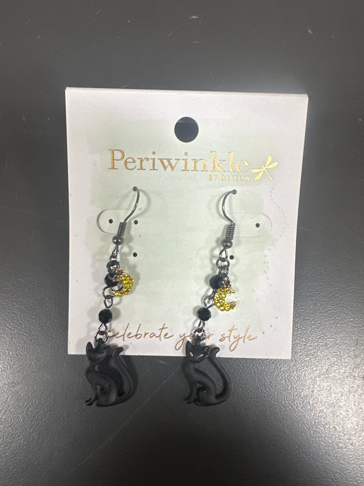 PERIWINKLE HALLOWEEN EARRINGS