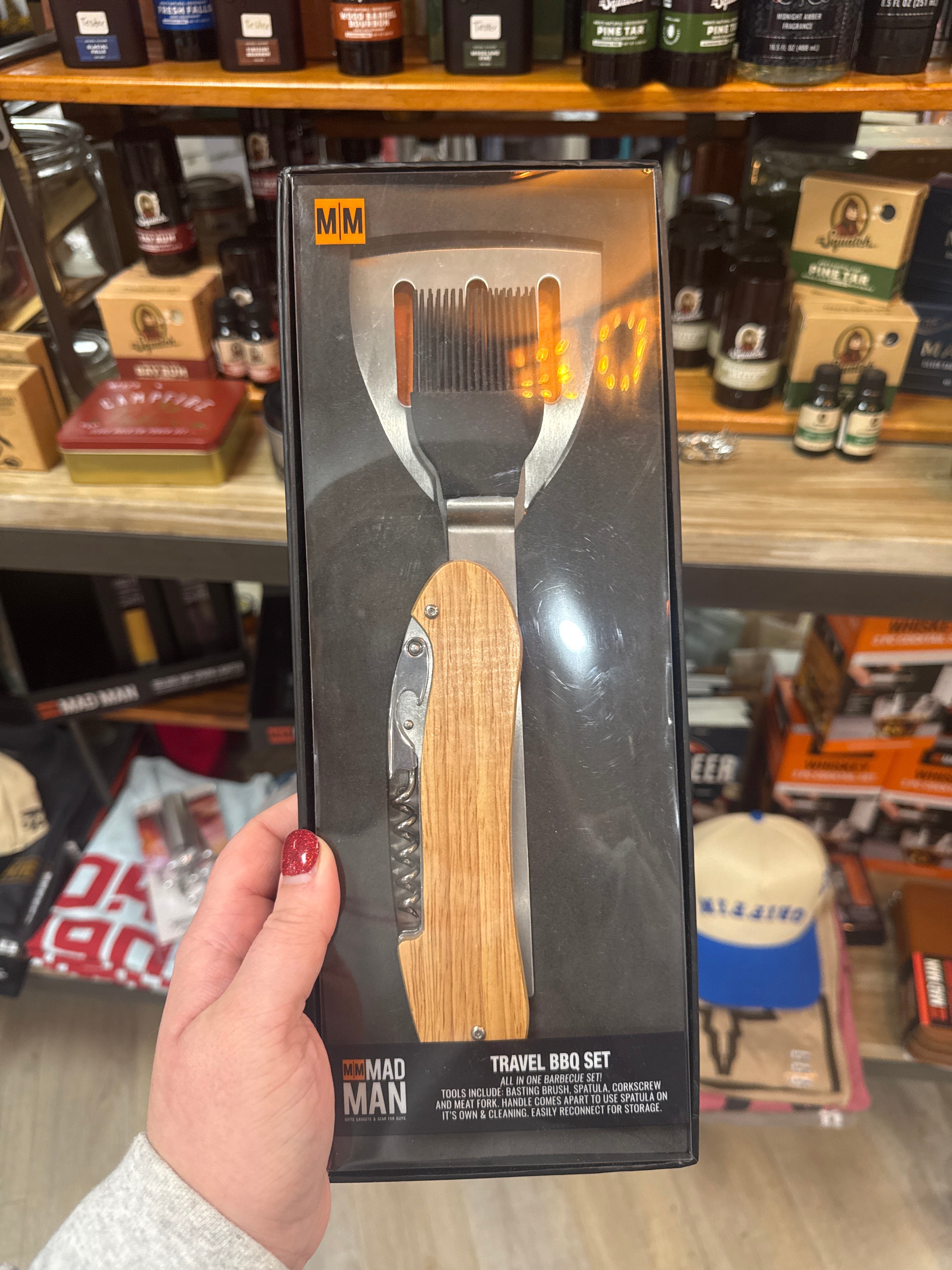 MAD MAN TRAVEL BBQ SET