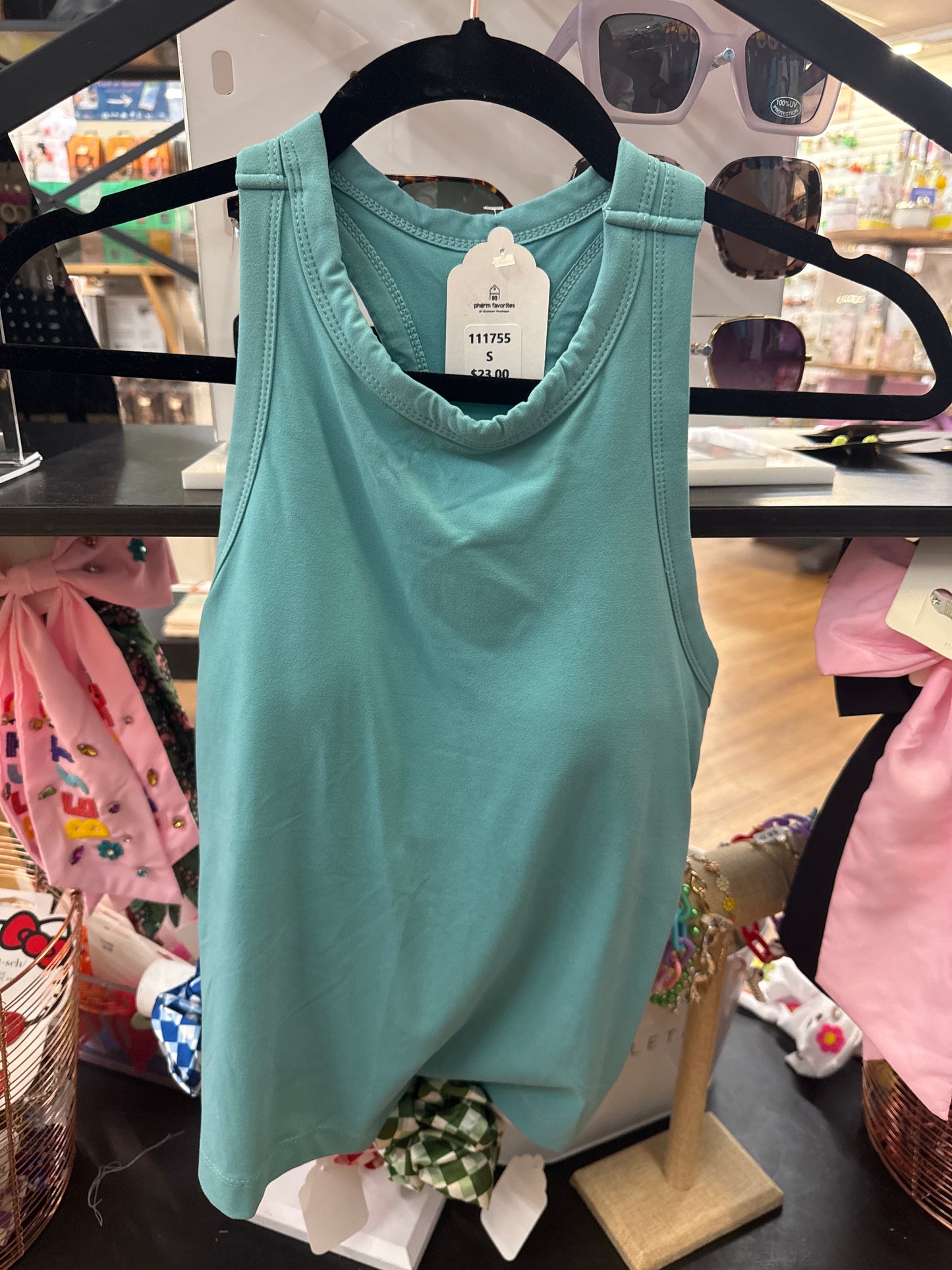 BUTTER RACERBACK TANK - TIDAL WAVE - S - Pharm Favorites by Economy Pharmacy