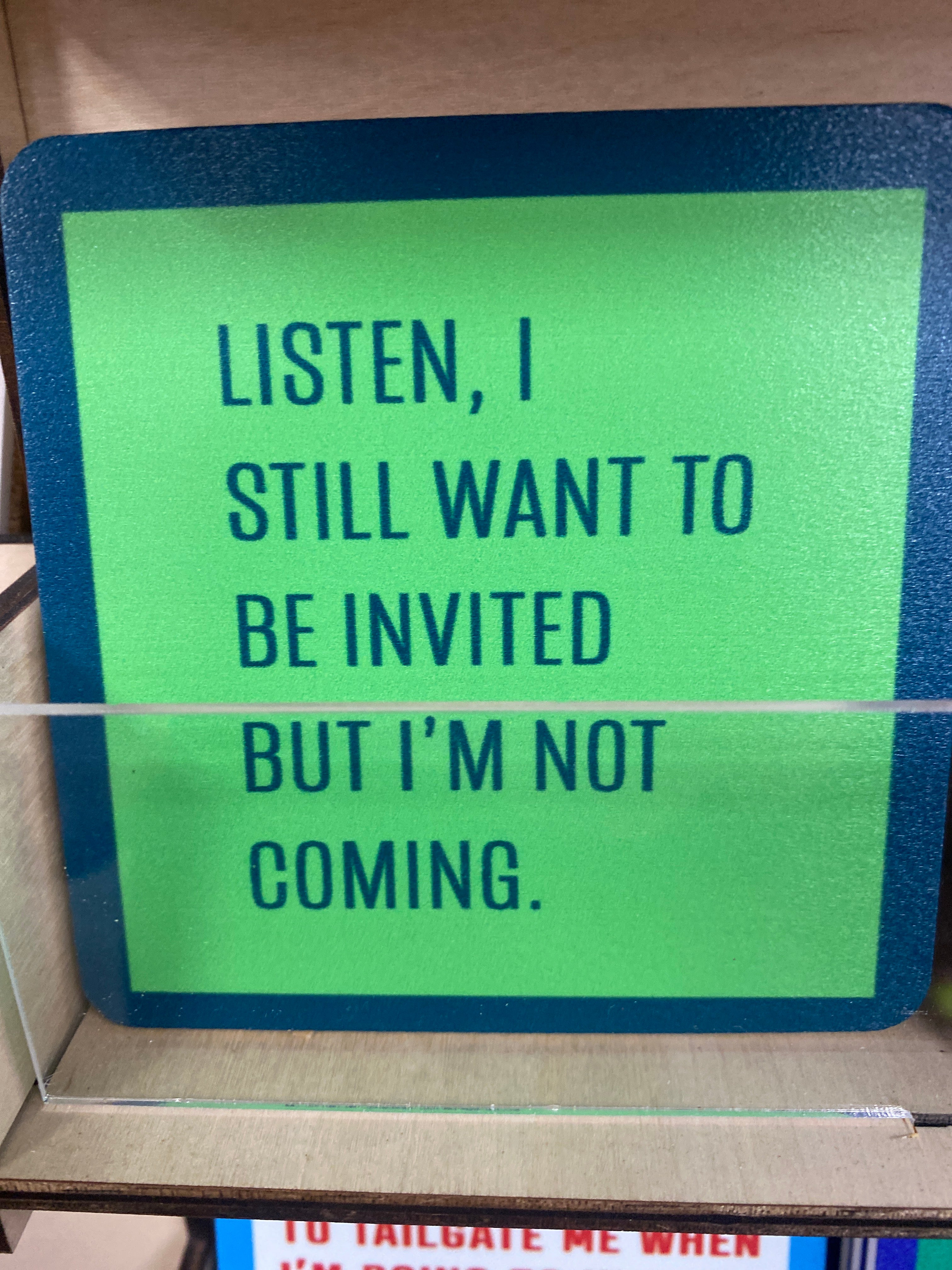 COASTER - NOT COMING