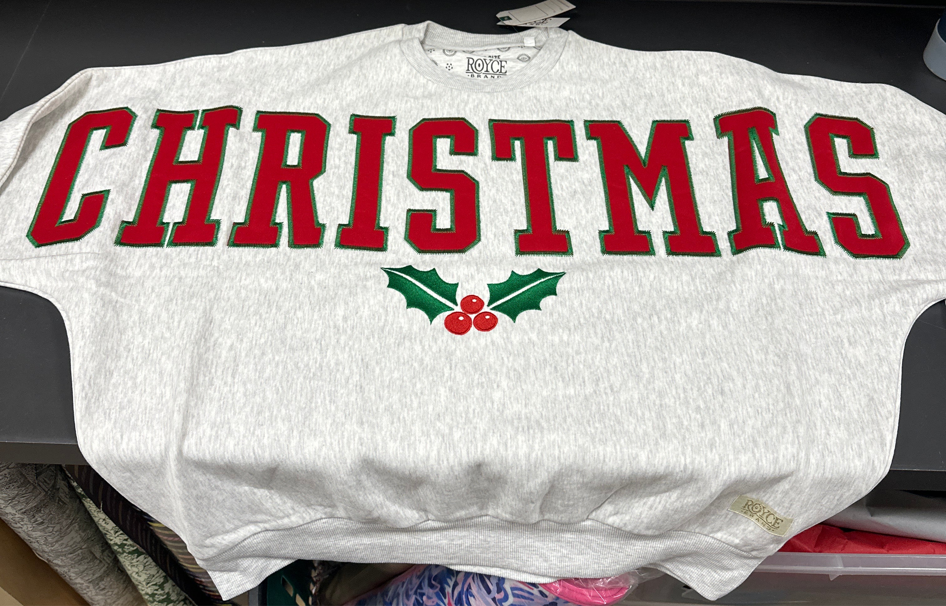 CHRISTMAS "FLANNIGAN" LONG SLEEVE - ASH GRAY