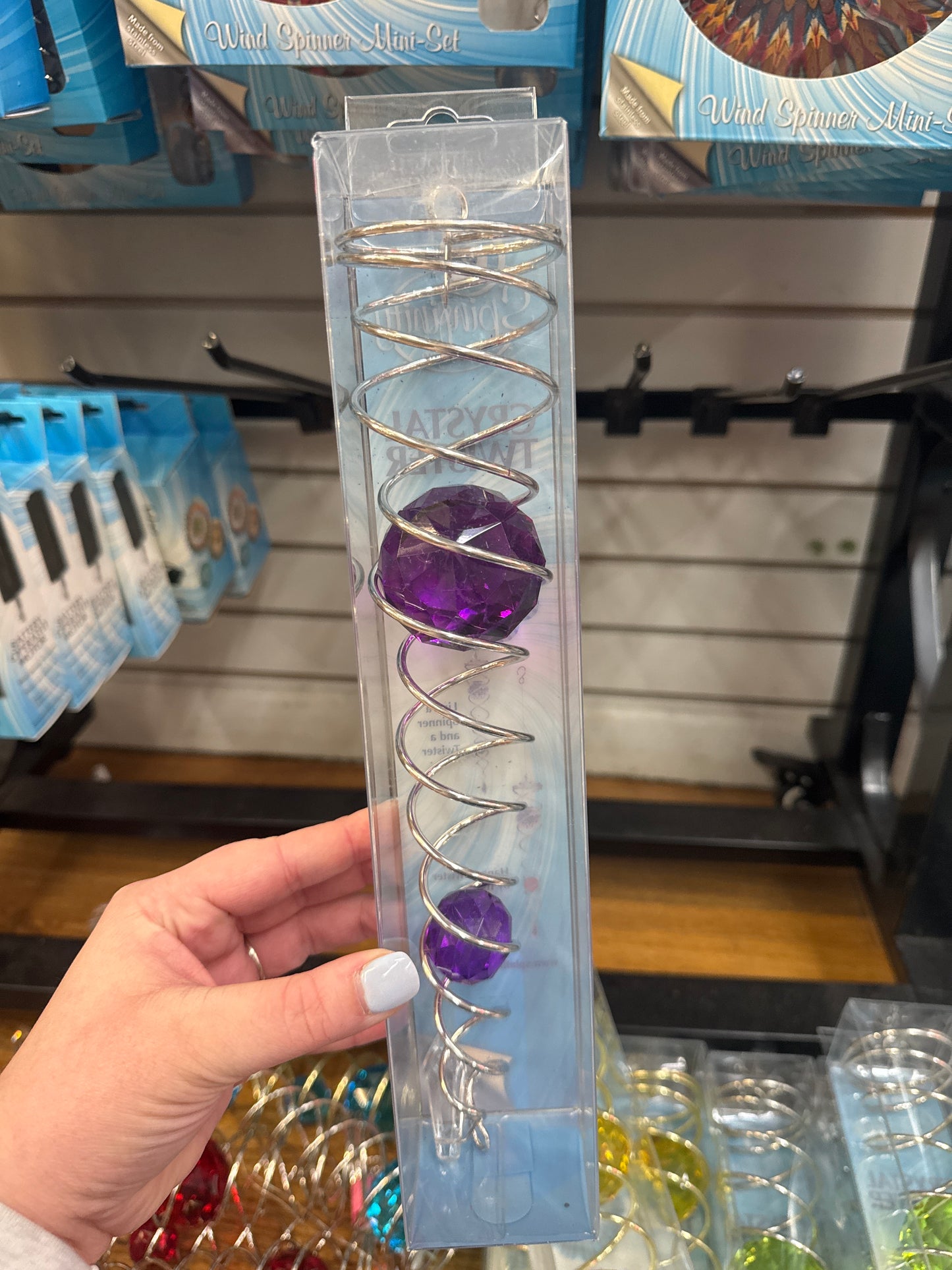 LARGE TWISTER (13") - SILVER/PURPLE