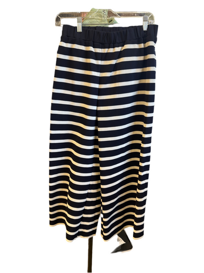 Navy Ribbed Pants Set