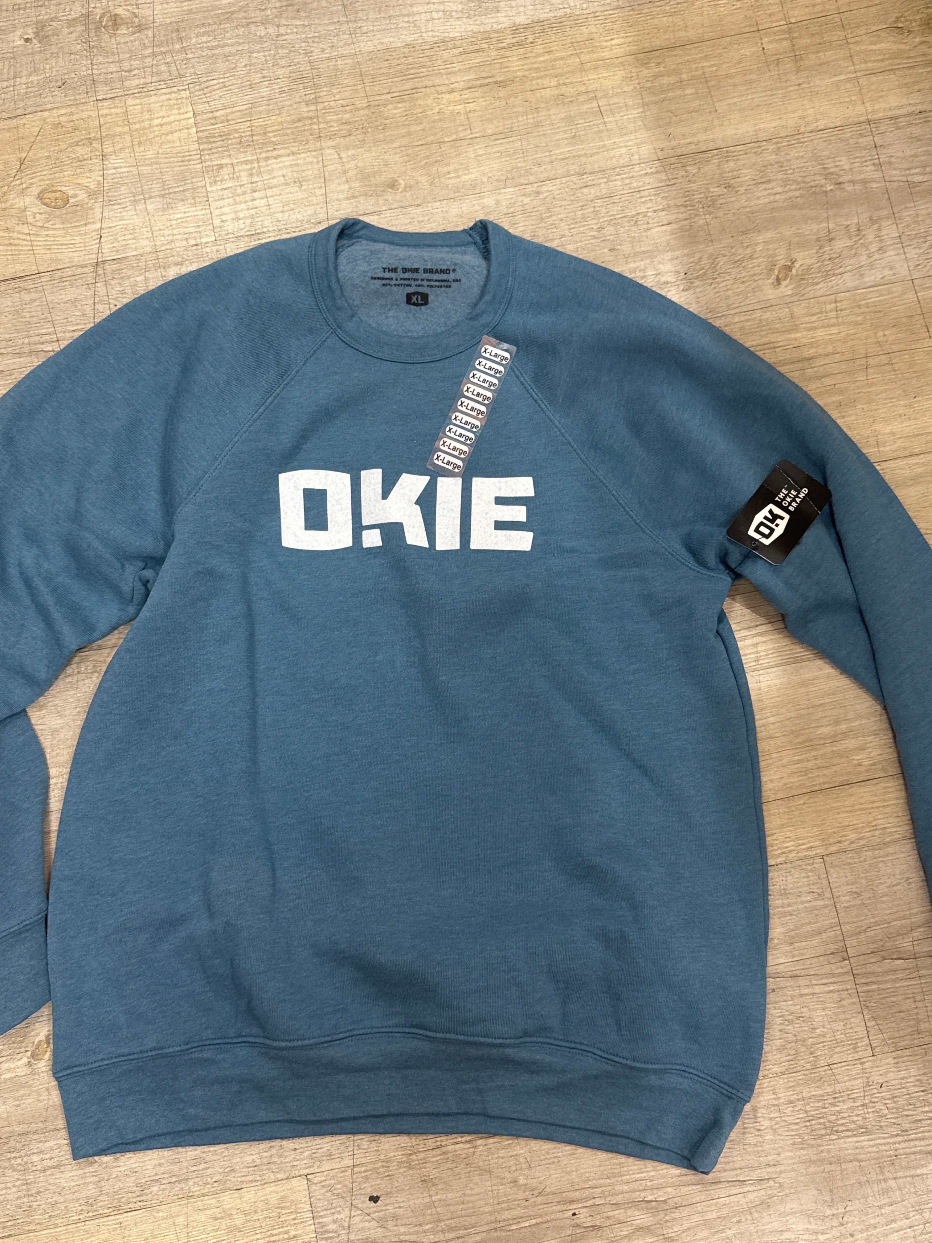 TEAL OKIE SWEATSHIRT