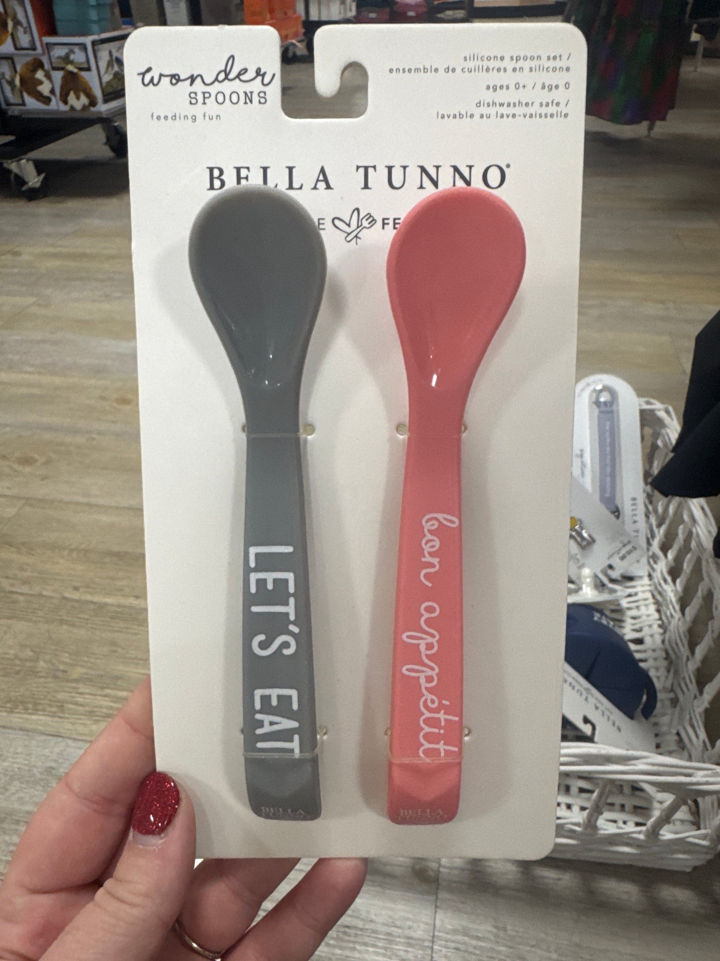 SPOON SET - LET'S EAT/BON APPETIT