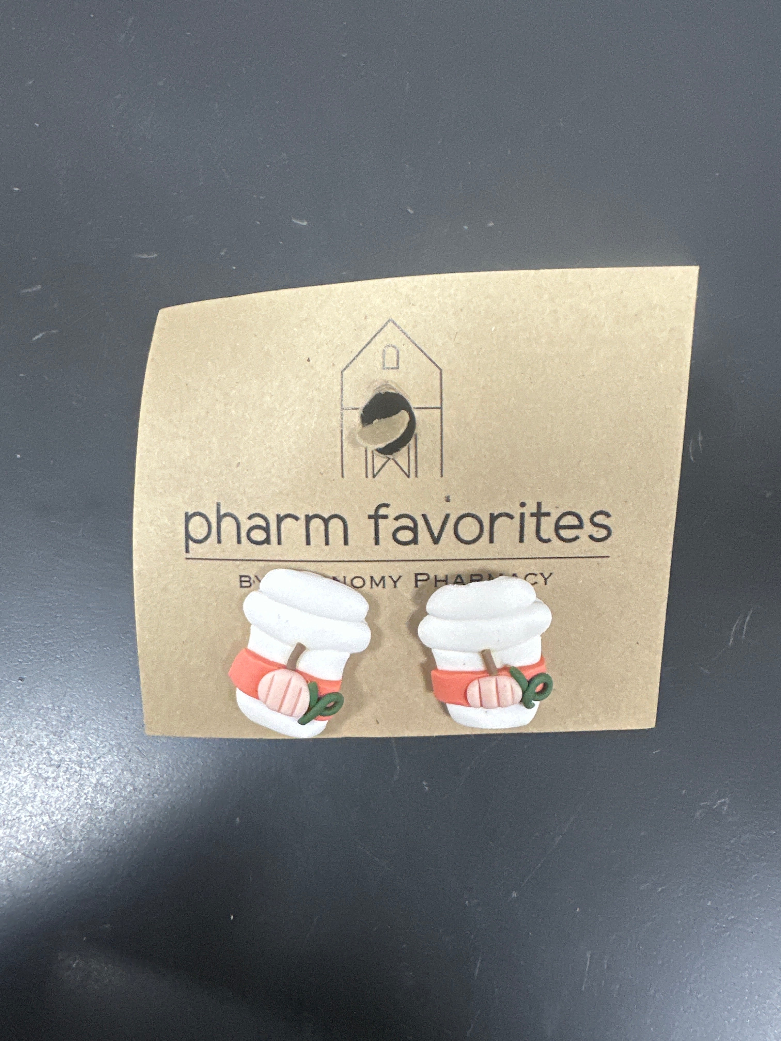 PUMPKIN SPICE LATTE EARRINGS