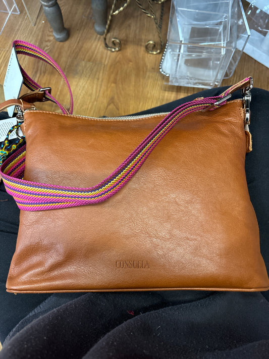 DOWNTOWN CROSSBODY - BRANDY