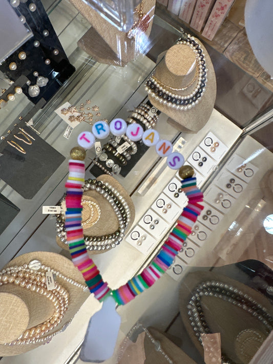 TROJANS RAINBOW BRACELET