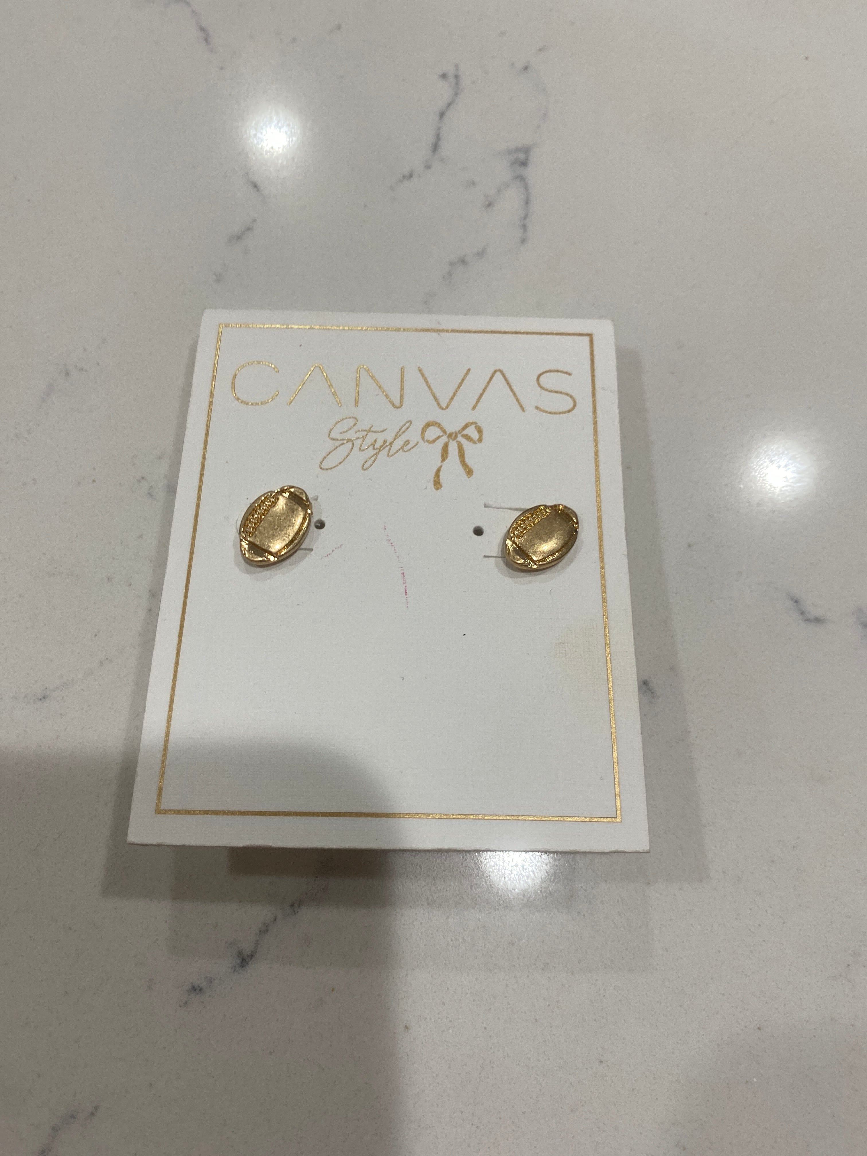 GAMEDAY FOOTBALL STUDS - GOLD