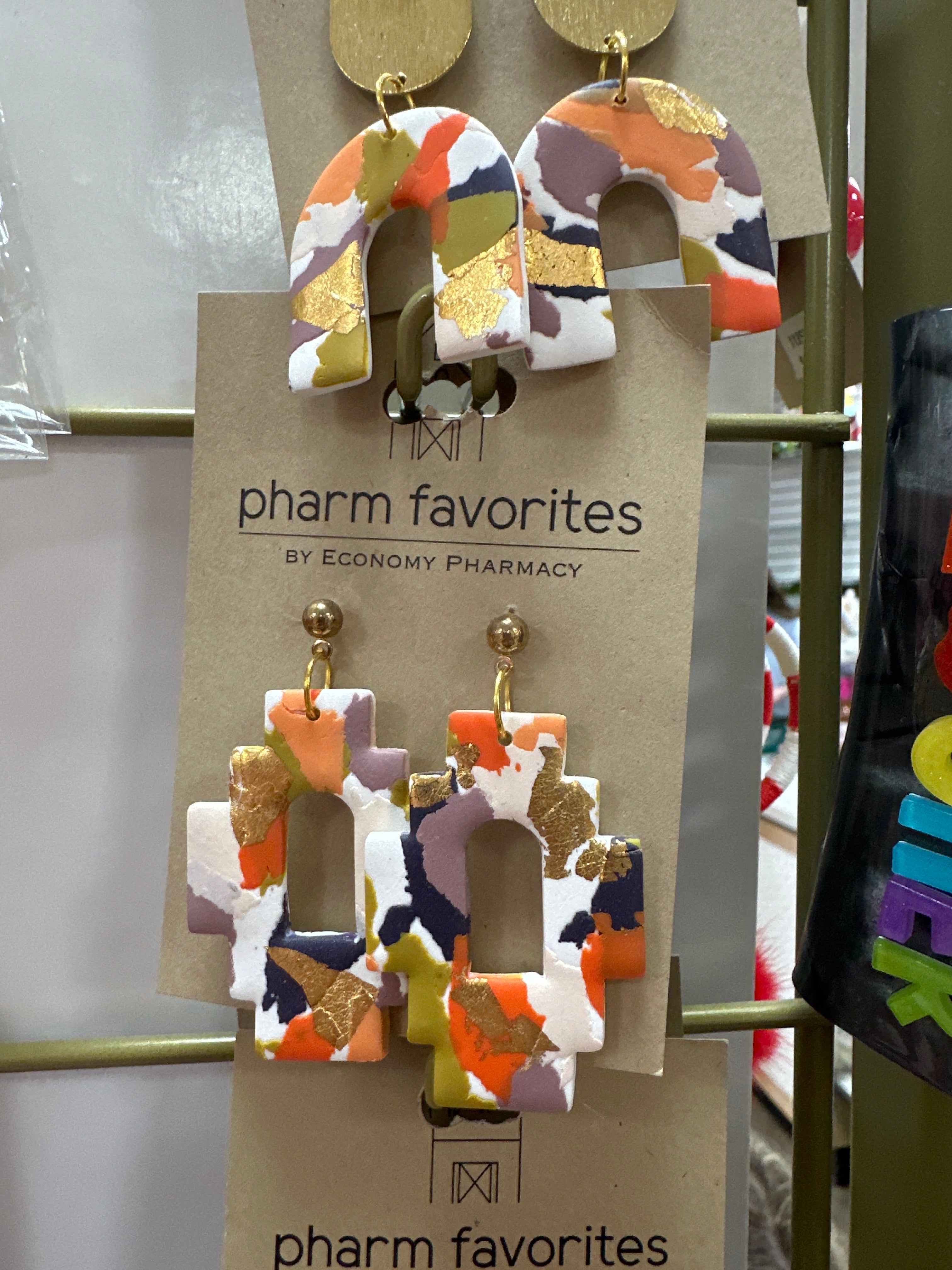 PUMPKIN PATCH - AZTEC EARRINGS