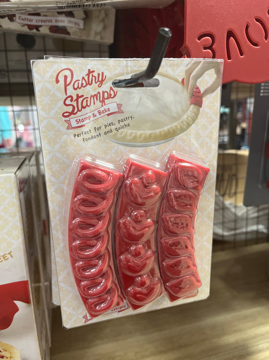 PASTRY STAMPS - SET OF 3