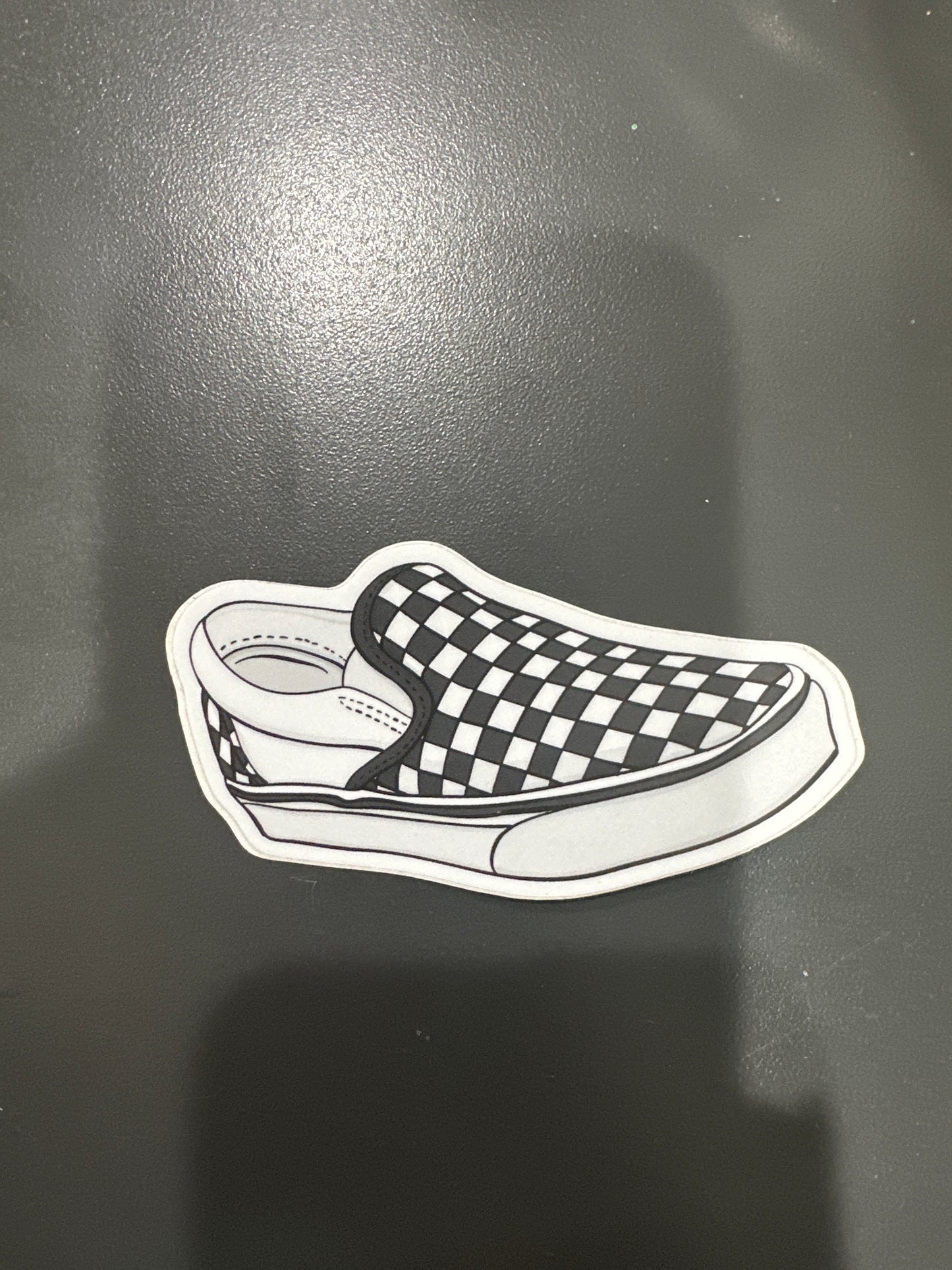 CHECKER SLIP-ON STICKER