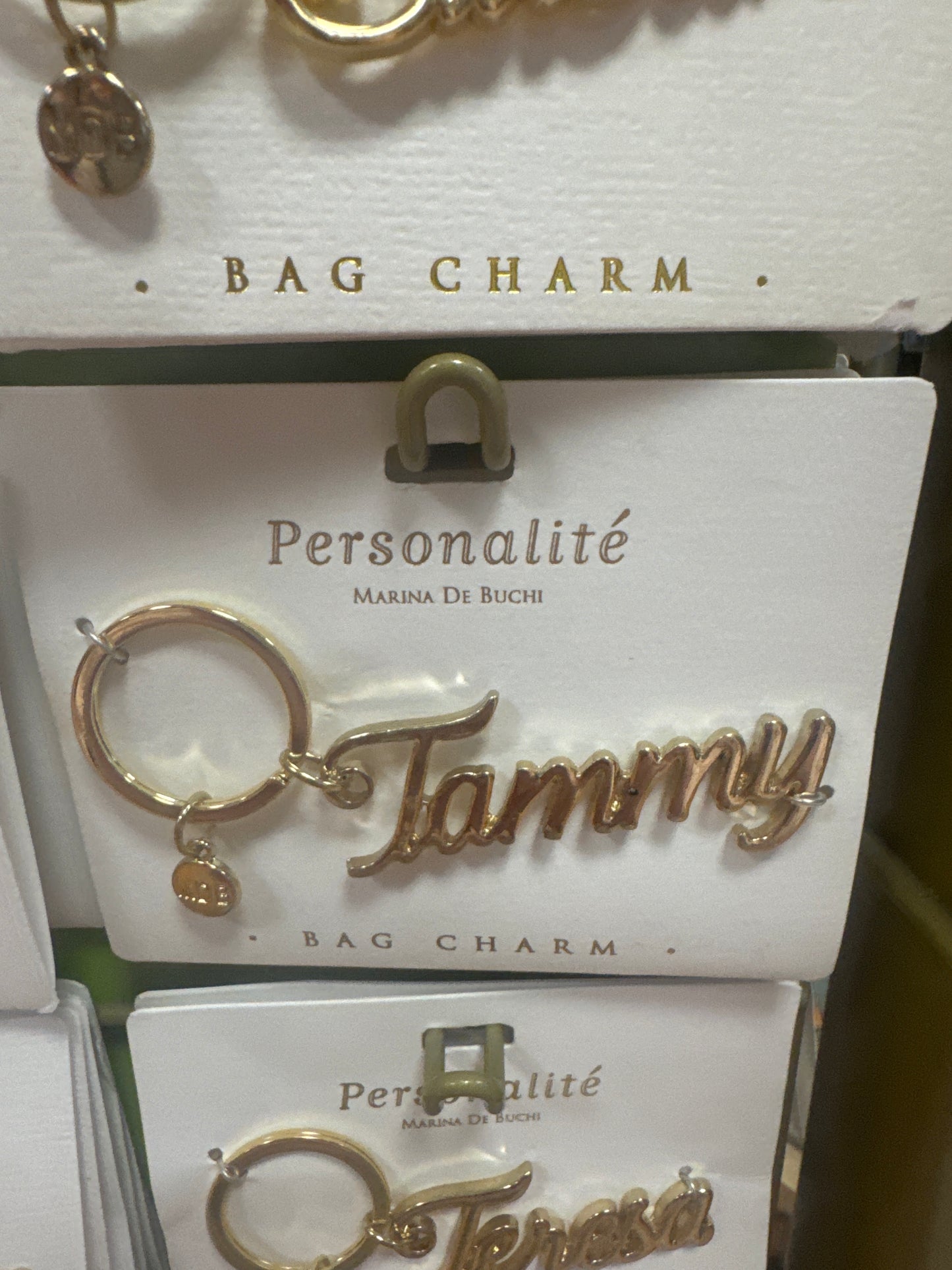 BAG CHARM KEYCHAIN - TAMMY