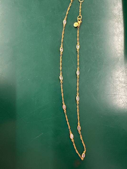 CHARLOTTE DELICATE STATION NKLC GOLD ZIRCONIA