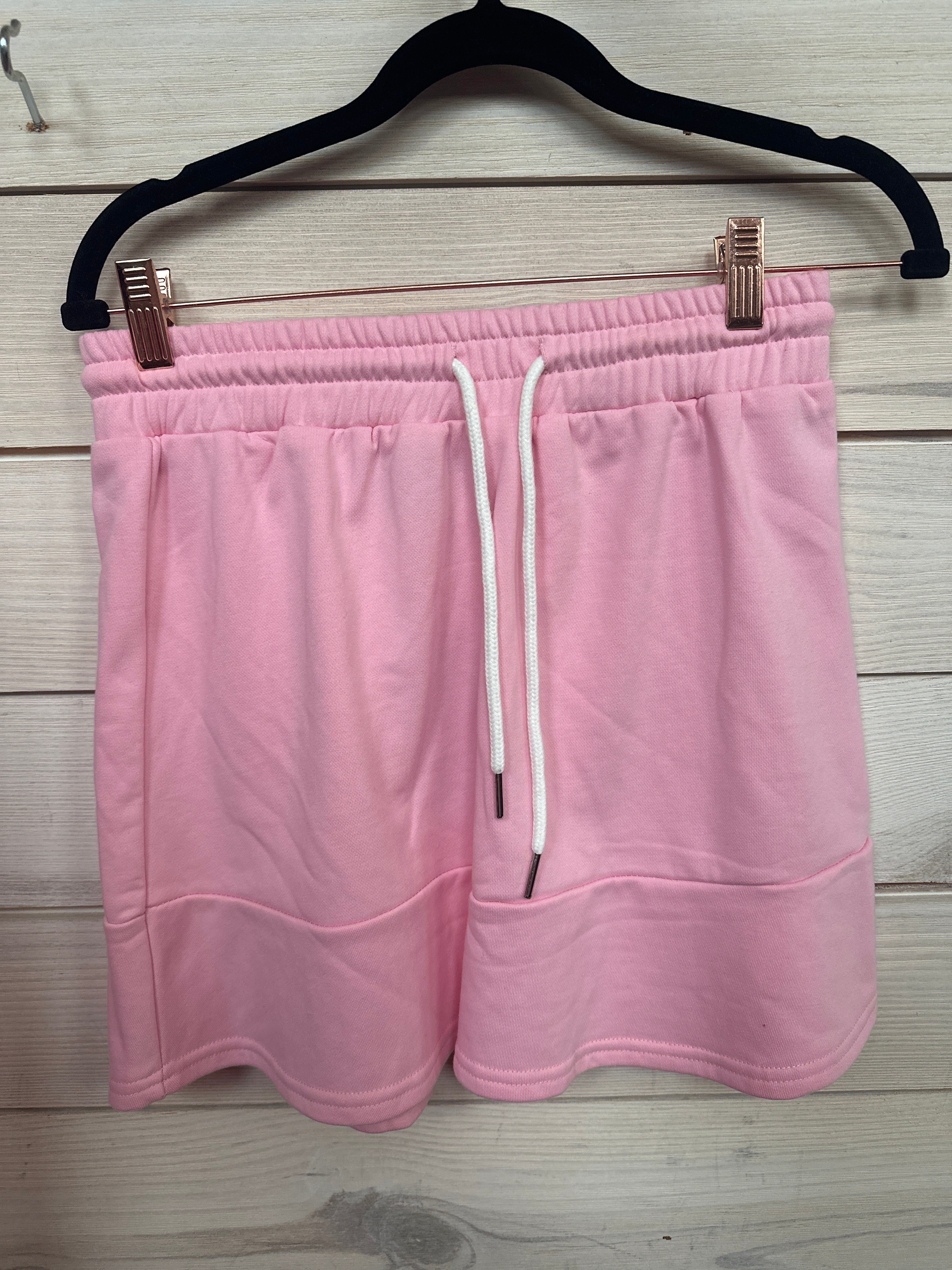 PINK 2PC SHIRT AND SKIRT SET