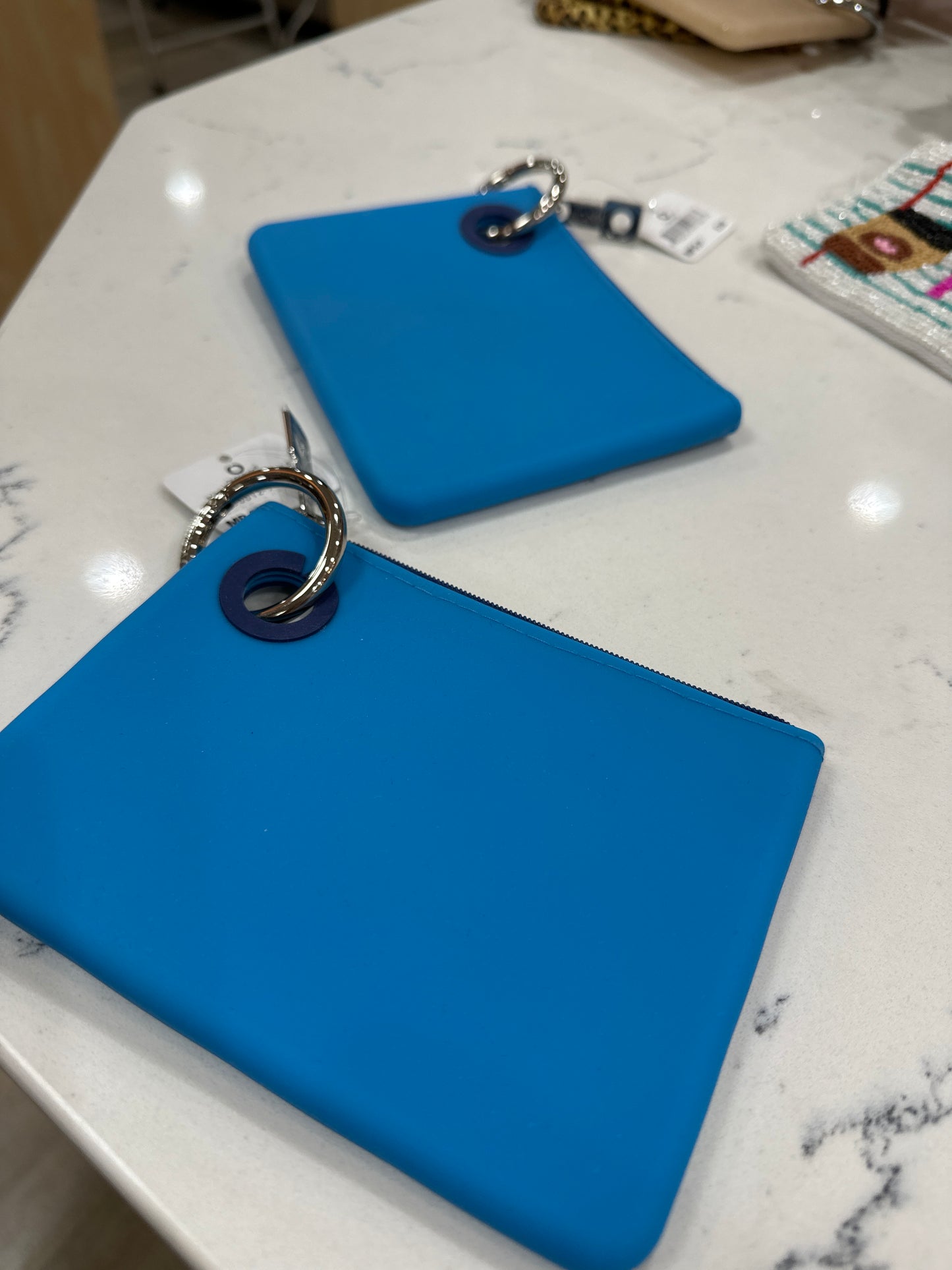 MINI SILICONE POUCH - PEACOCK