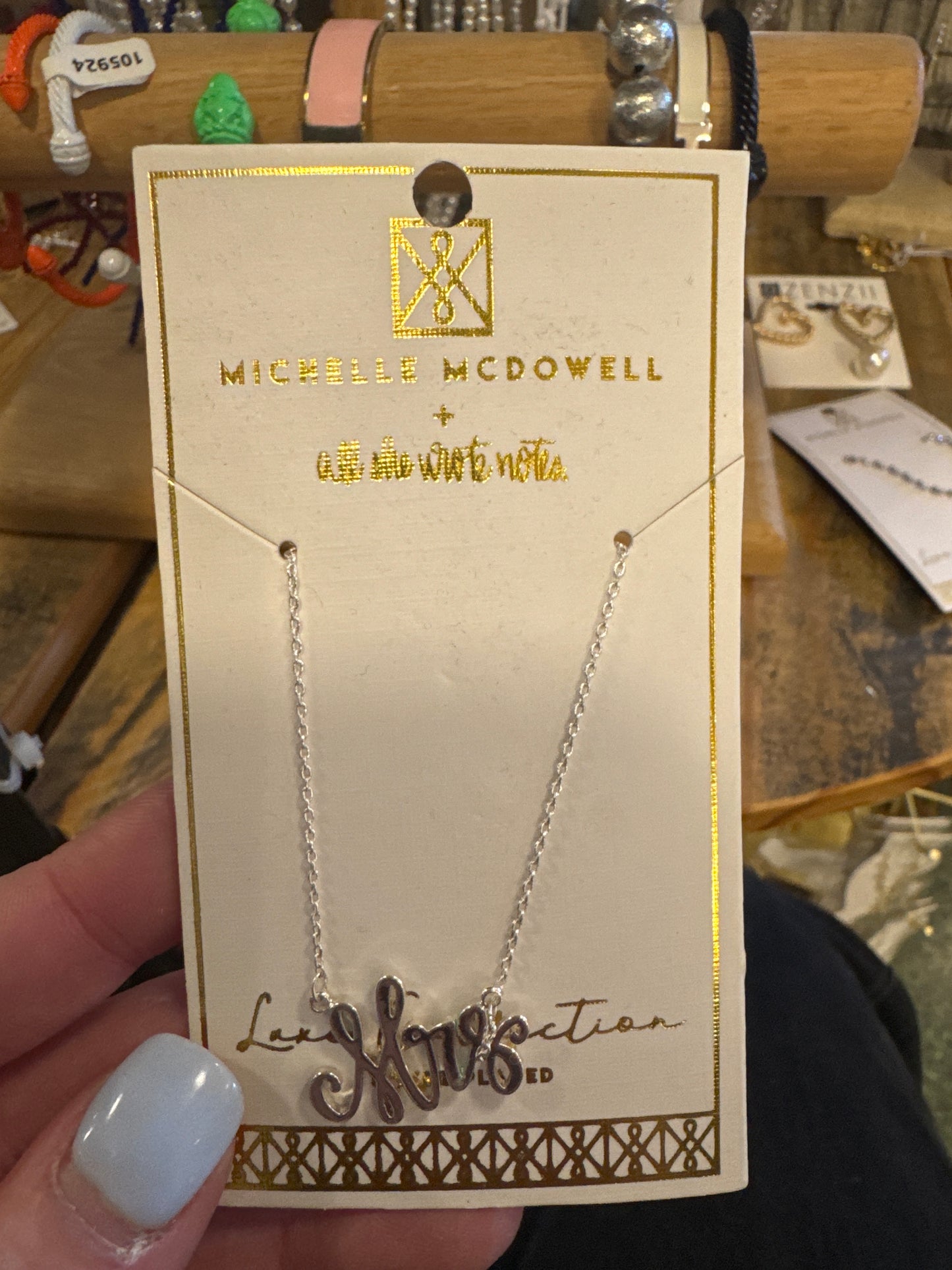 SILVER MRS NECKLACE