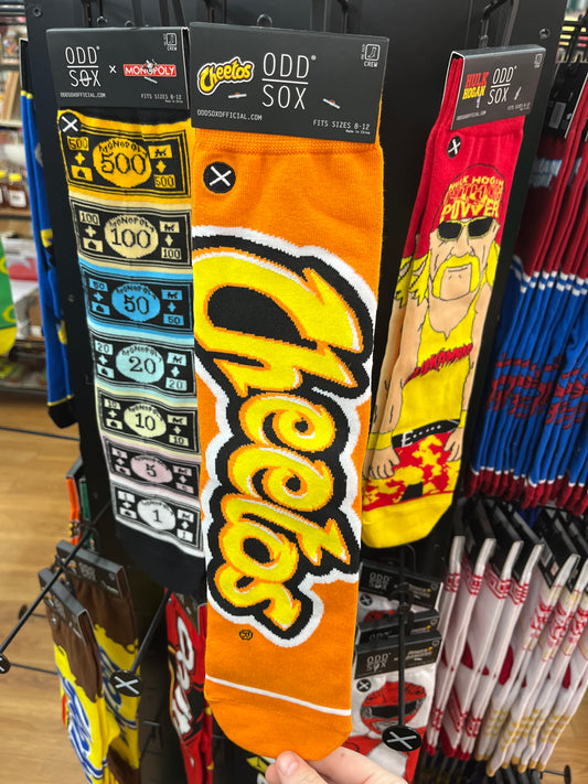 ODD SOCKS - CHEETOS SPLIT - Pharm Favorites by Economy Pharmacy