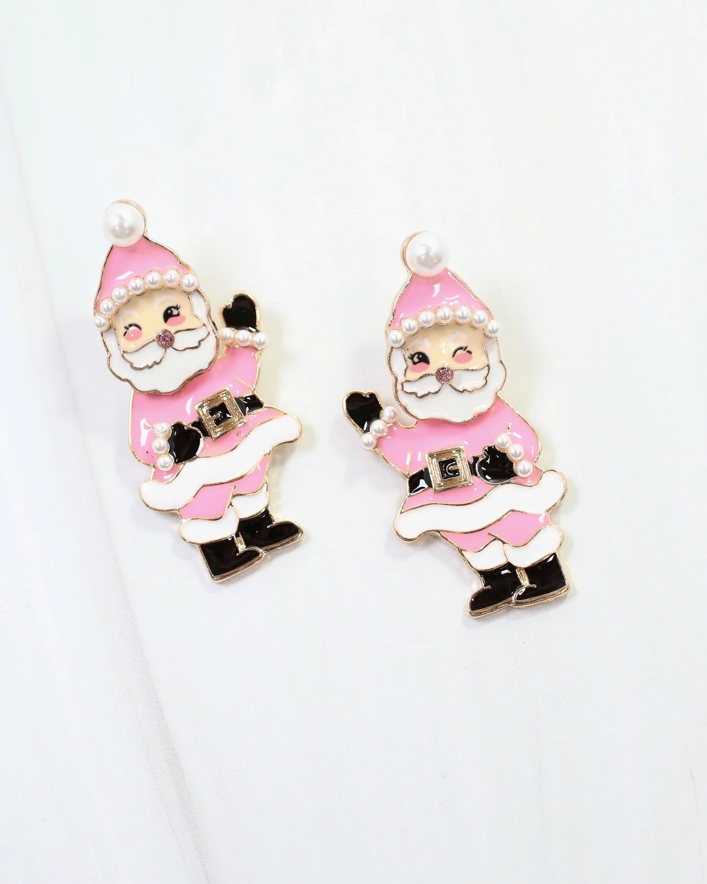 JINGLING SANTA EARRING
