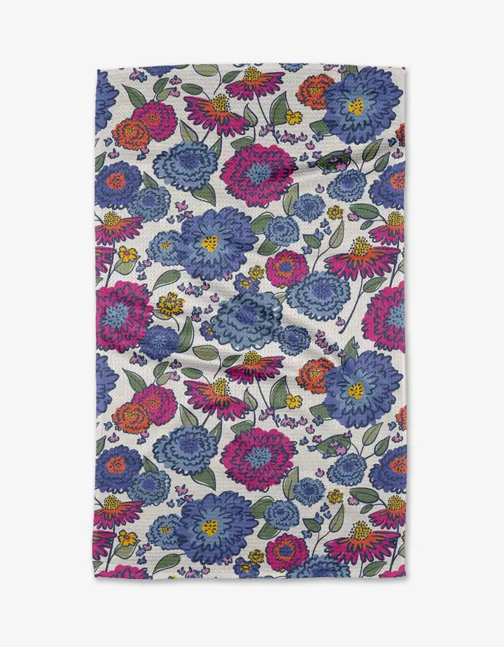 GEOMETRY TEA TOWEL - FLORALS