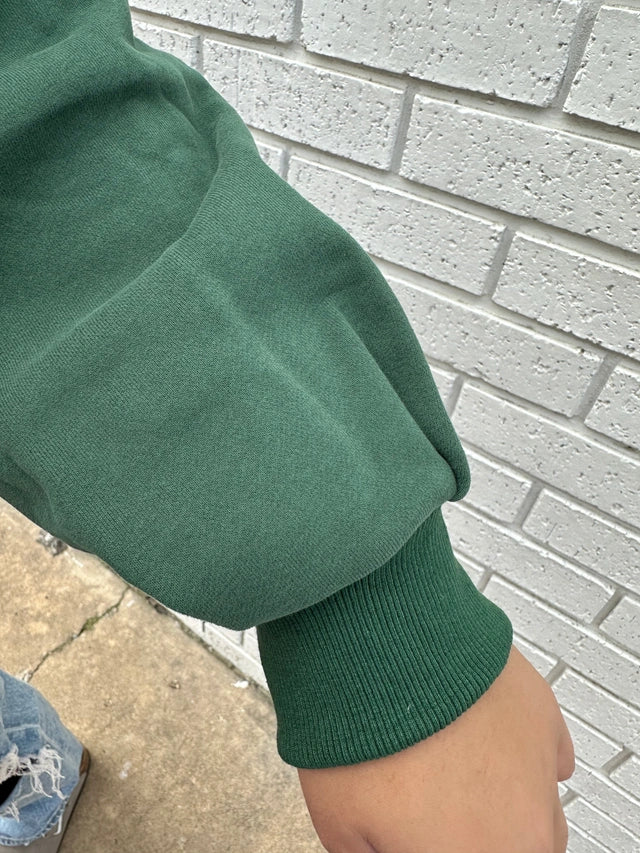 GREEN BOOOOOK SWEATSHIRT