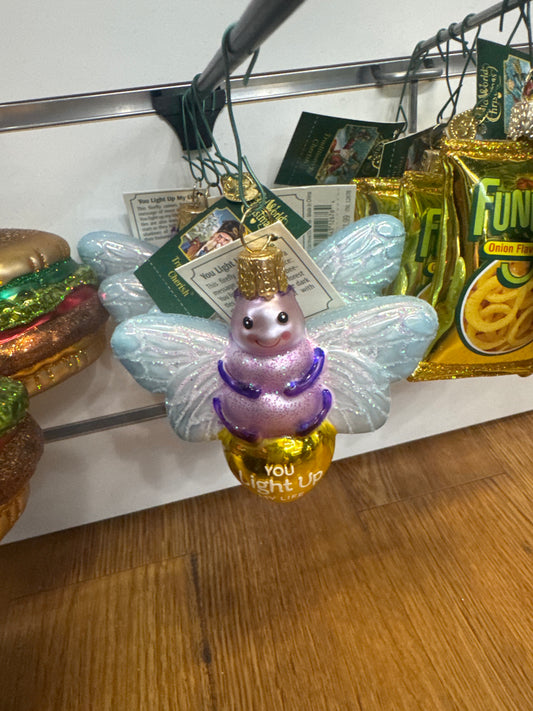 CHRISTMAS ORNAMENT - YOU LIGHT UP MY LIFE