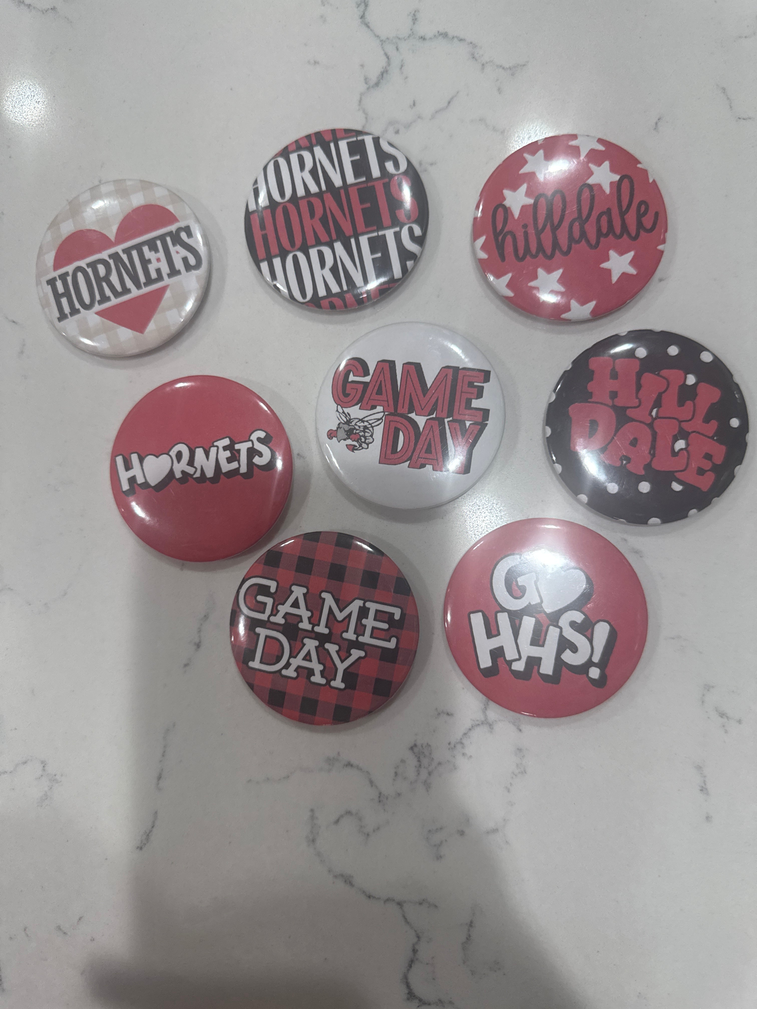 HILLDALE PIN BUTTON - LARGE