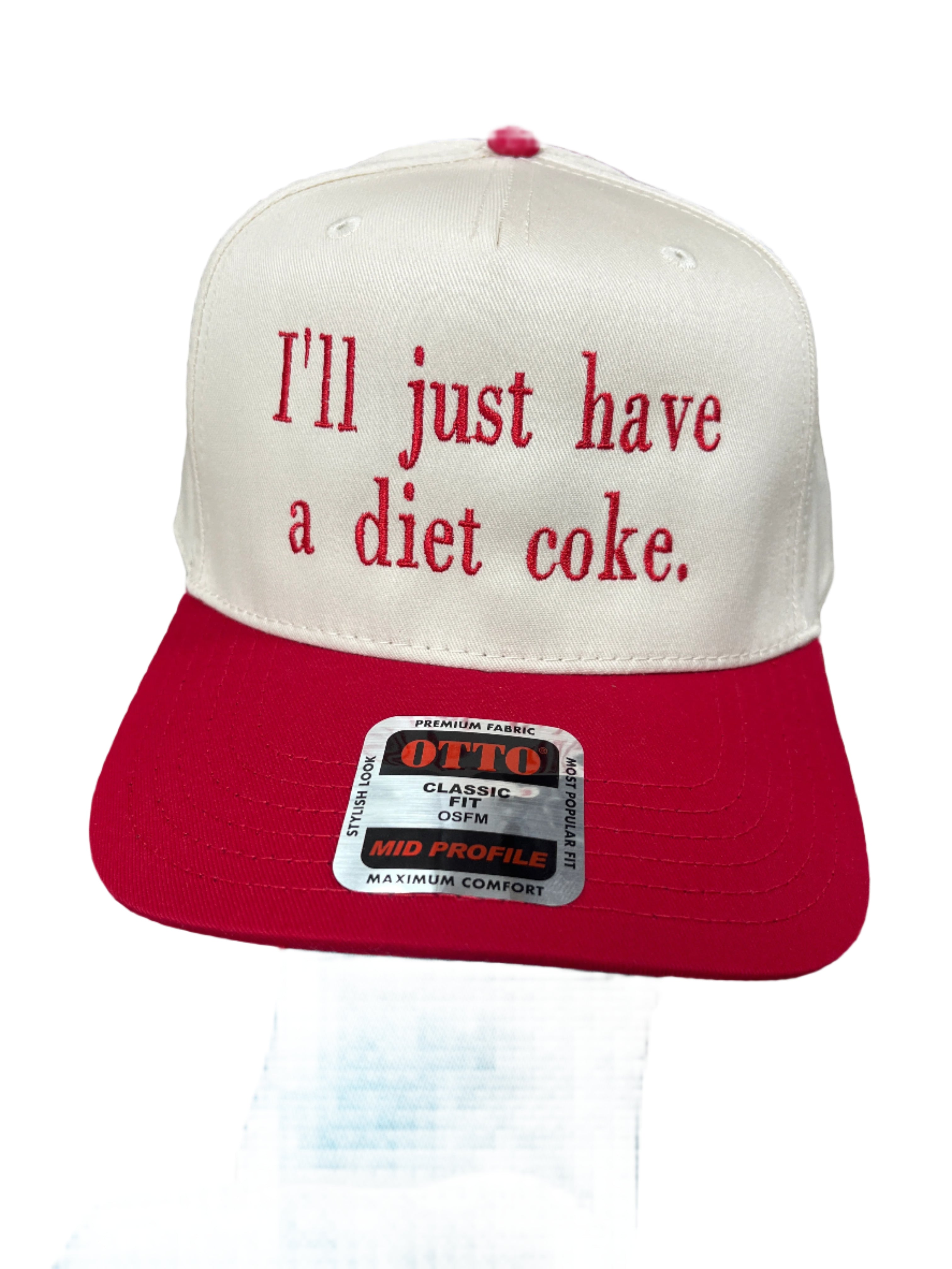 IVORY/RED HAT - I'LL JUST HAVE A DIET COKE