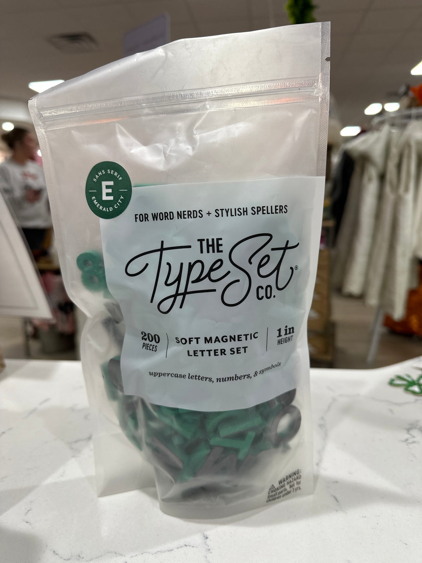 SOFT MAGNETIC LETTERS - EMERALD CITY