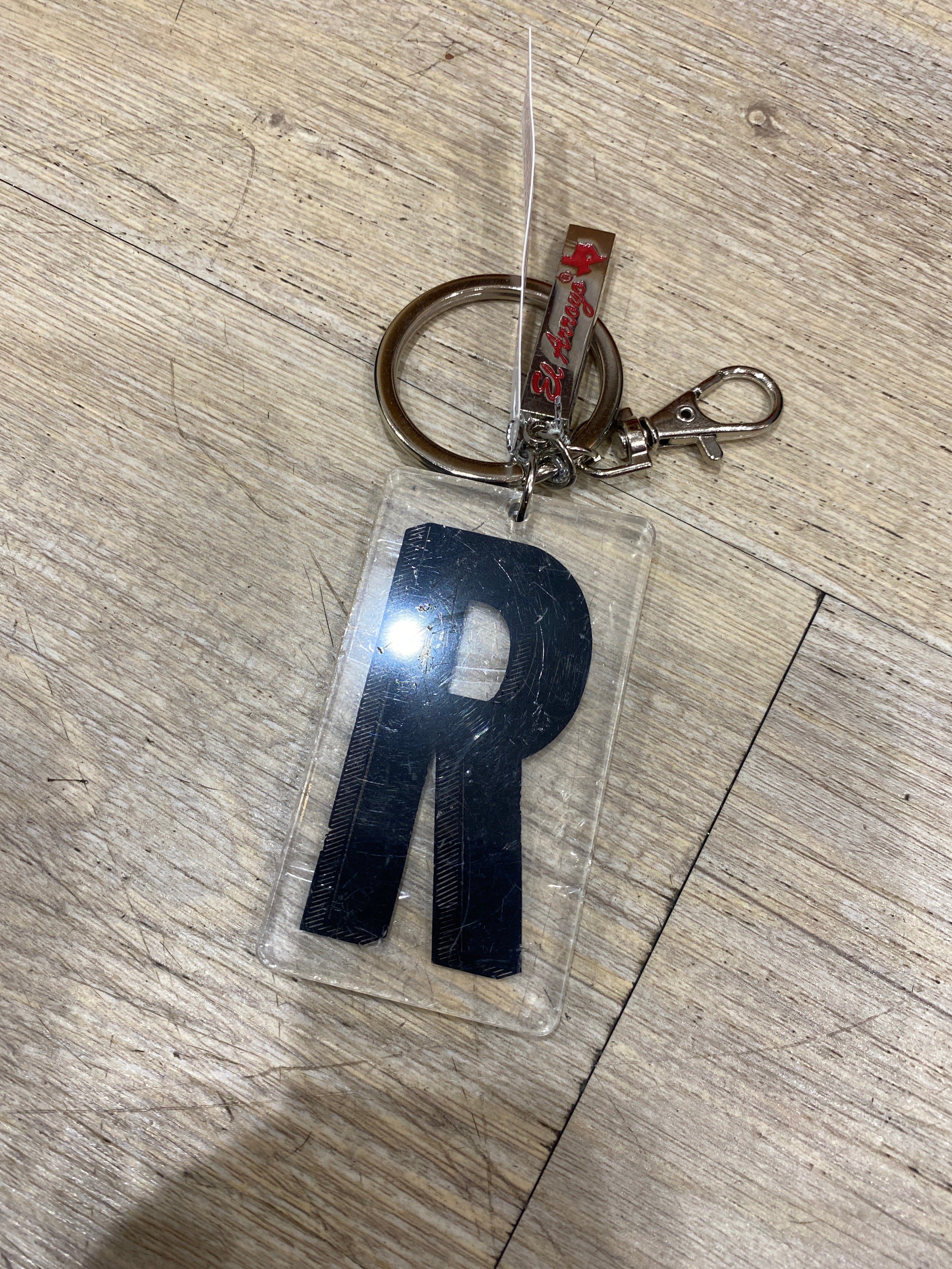 MARQUEE LETTER KEYCHAIN - R