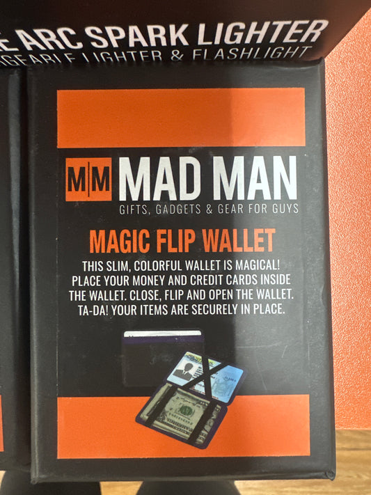 MAD MAN MAGIC FLIP WALLET - NAVY