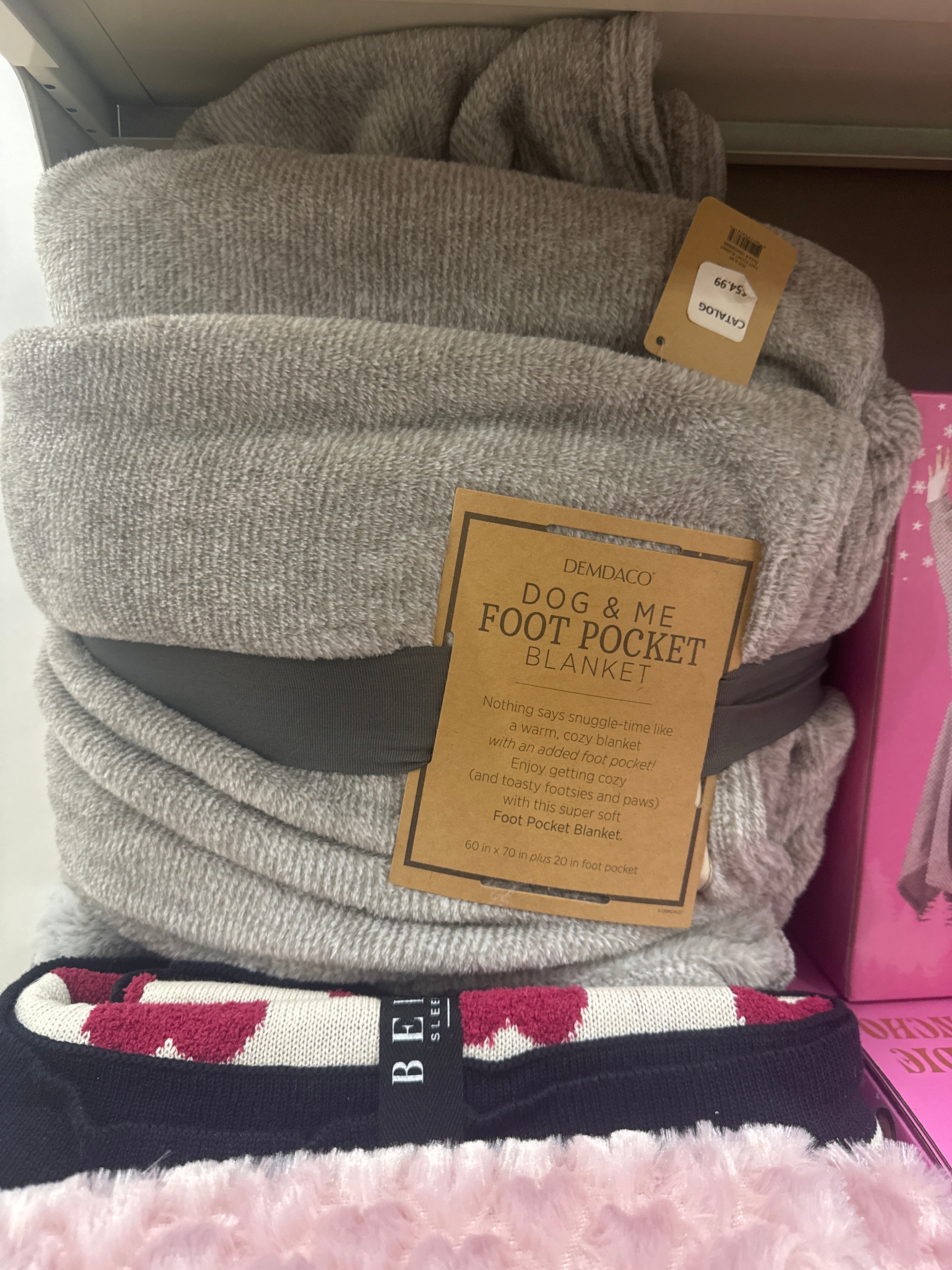 DOG & ME FOOT POCKET BLANKET