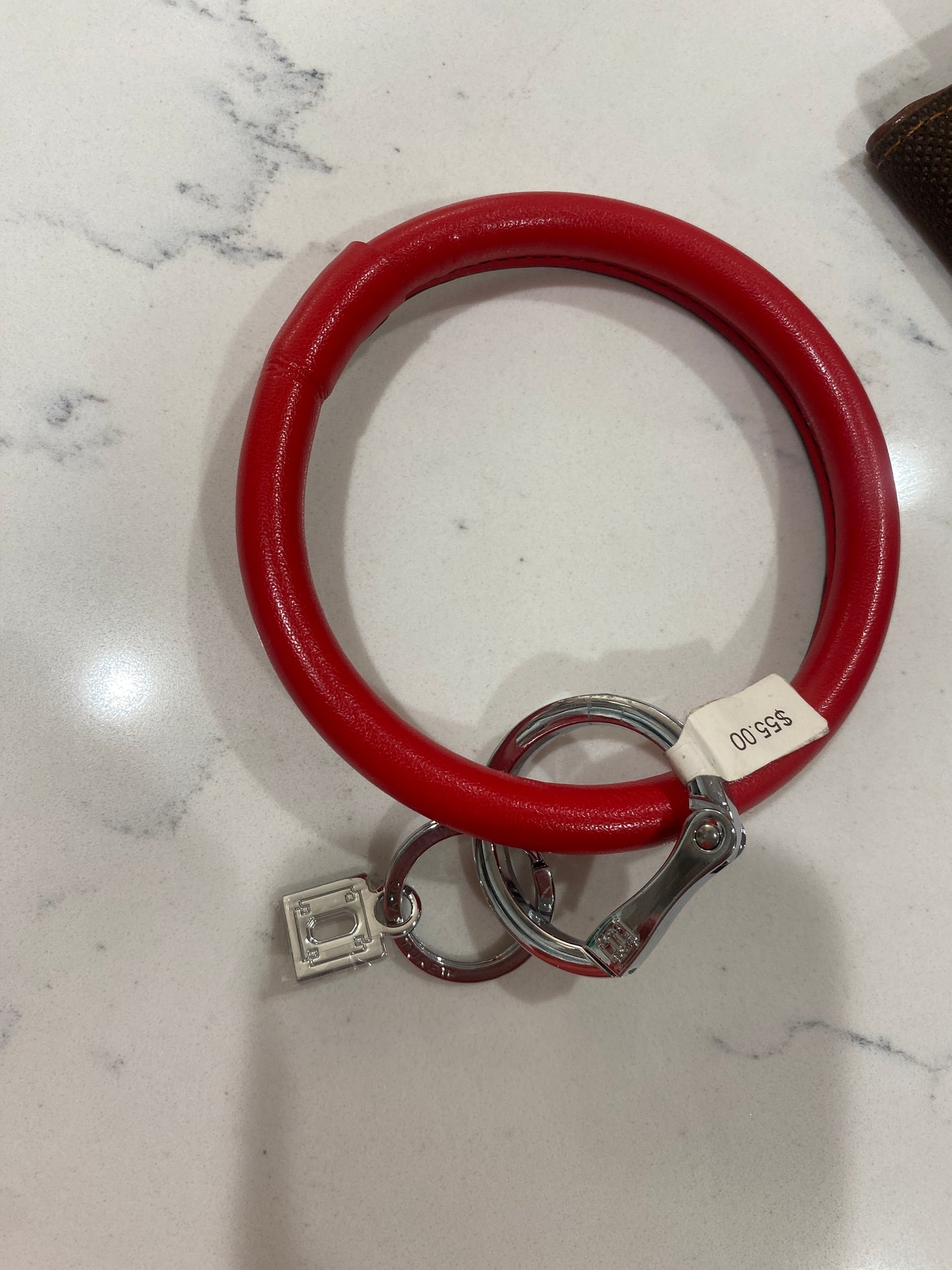 VEGAN BIG O KEY RING