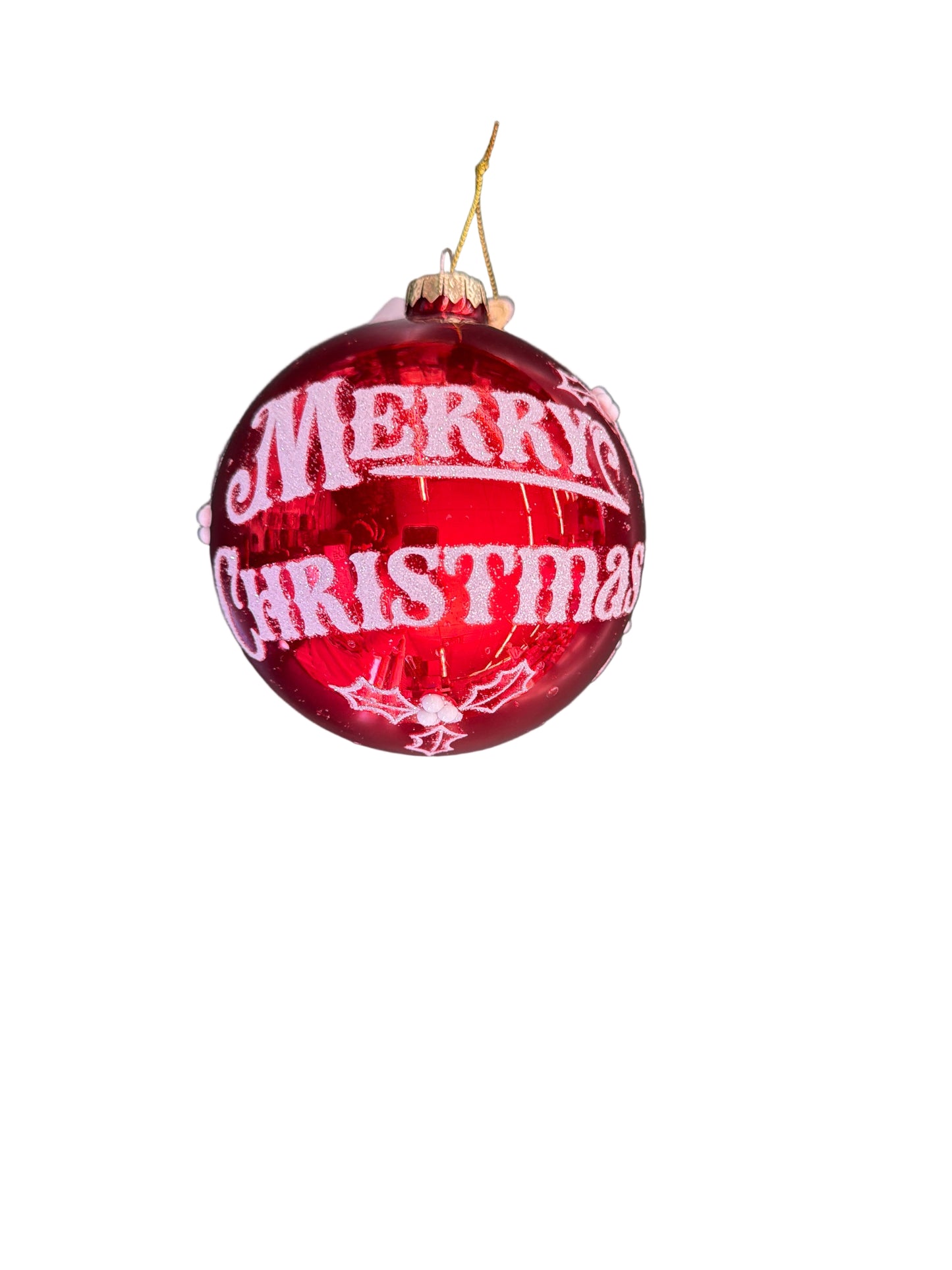 RAZ ORNAMENT-MERRY CHRISTMAS