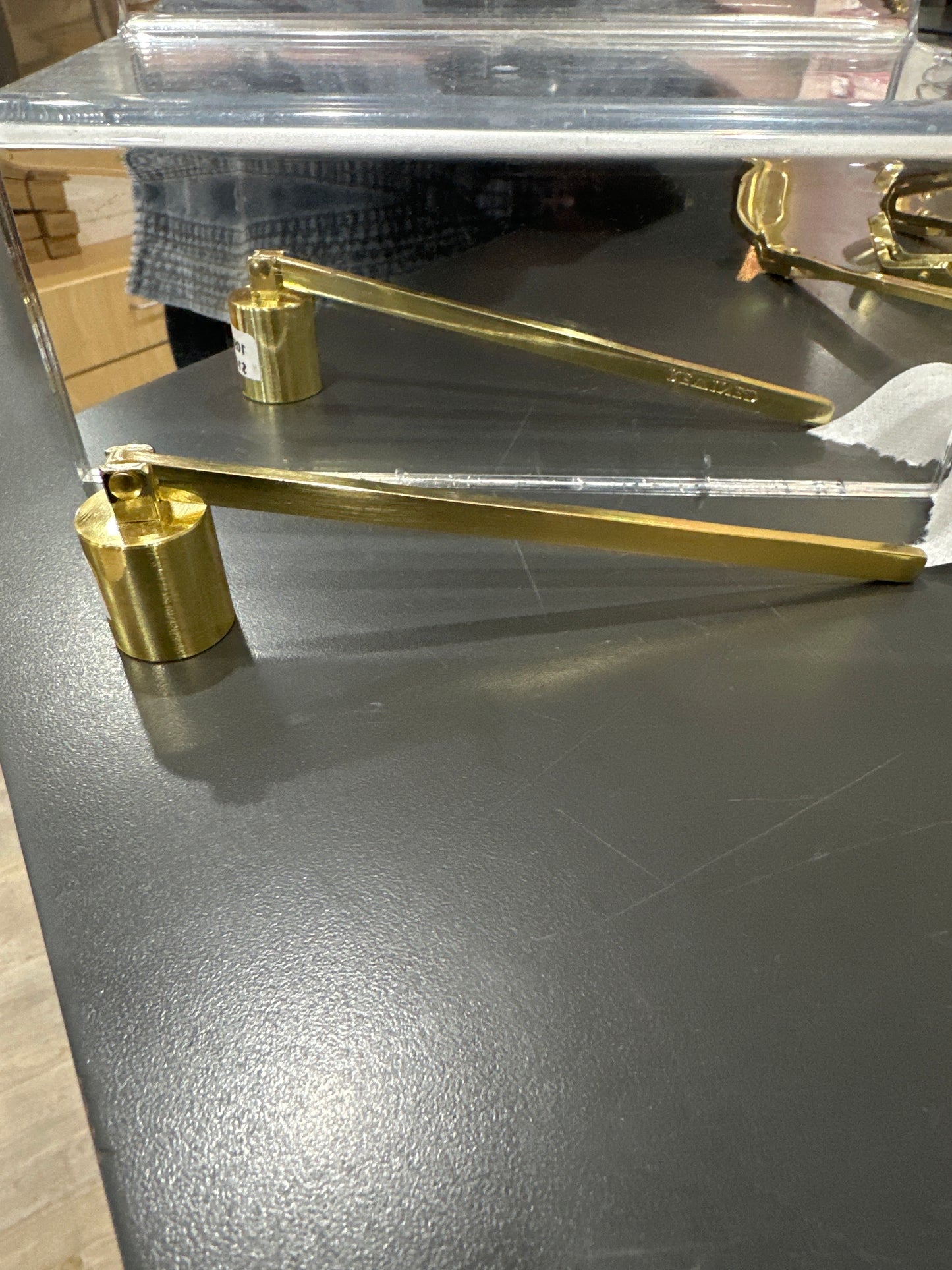REWINED BRUSHED GOLD SNUFFER