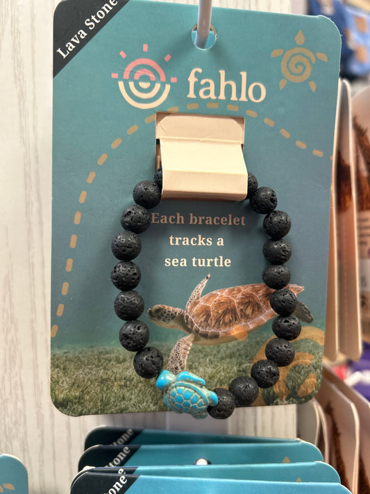 THE JOURNEY BRACELET - LAVA STONE - SEA TURTLE