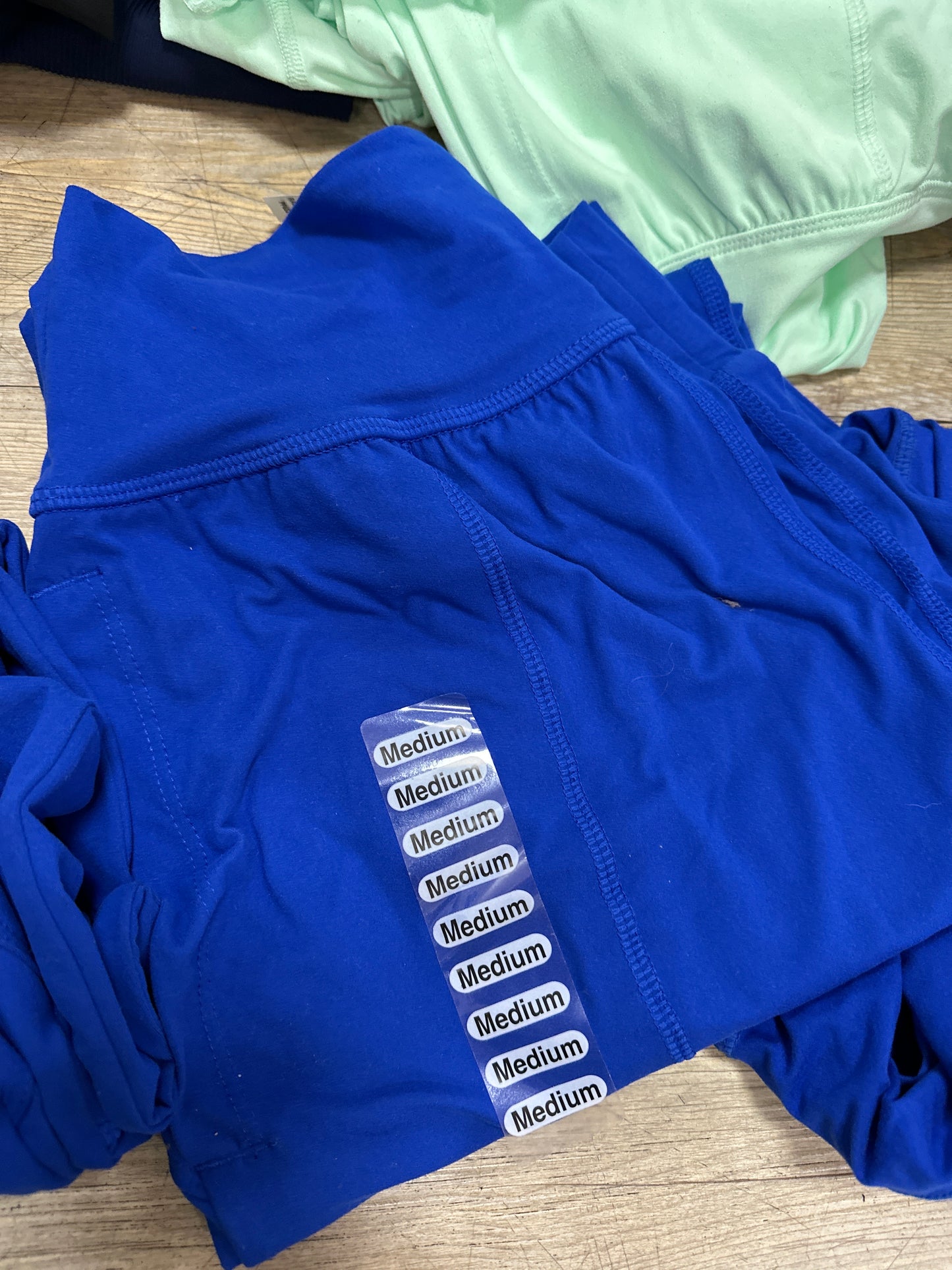 HIGH WAISTED JOGGERS W/POCKETS - ROYAL