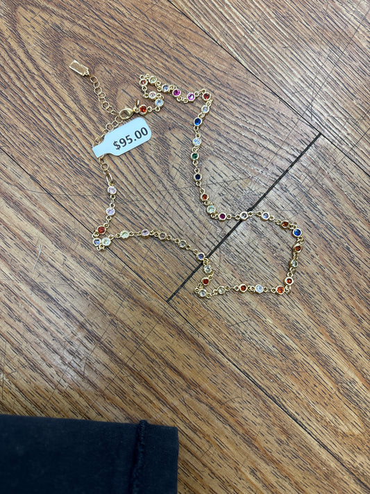TIFFANY CHAIN GOLD RAINBOW