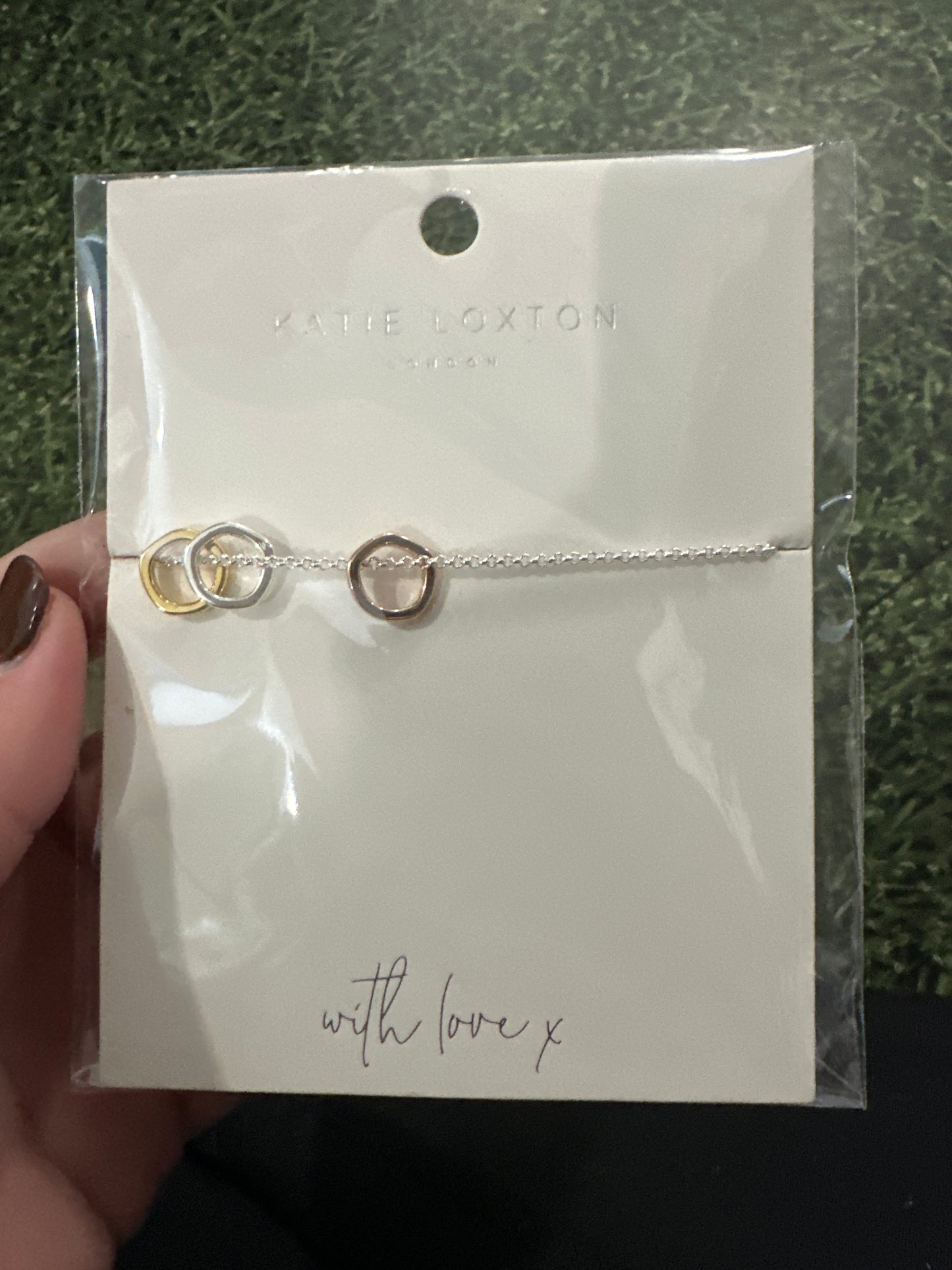 3 CIRCLE NECKLACE SILVER