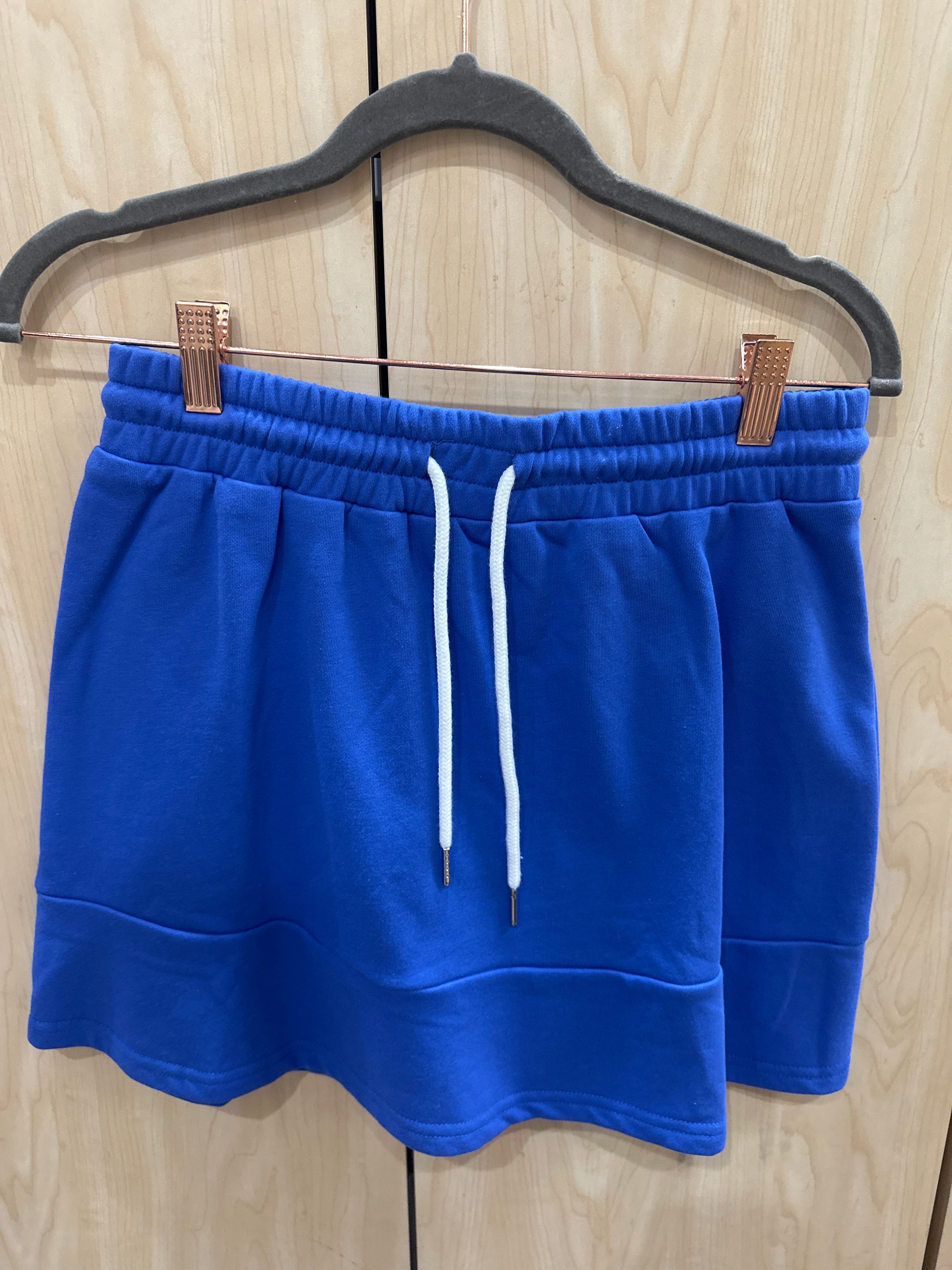 BLUE 2PC SKIRT SET