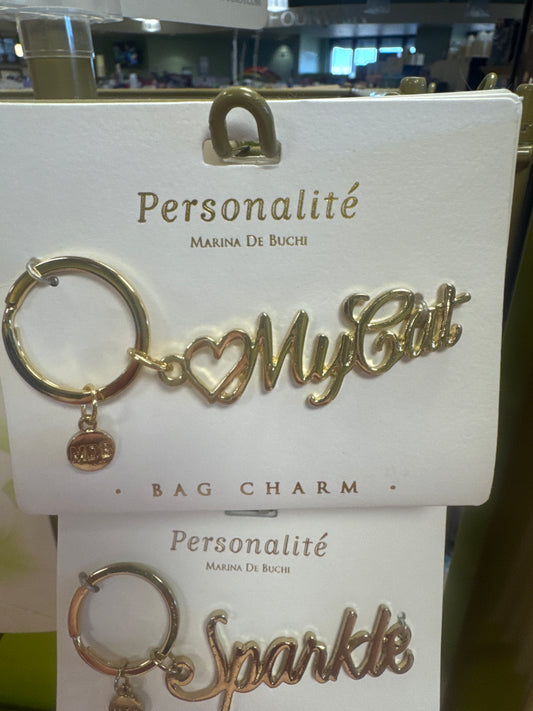BAG CHARM KEYCHAIN - MY CAT