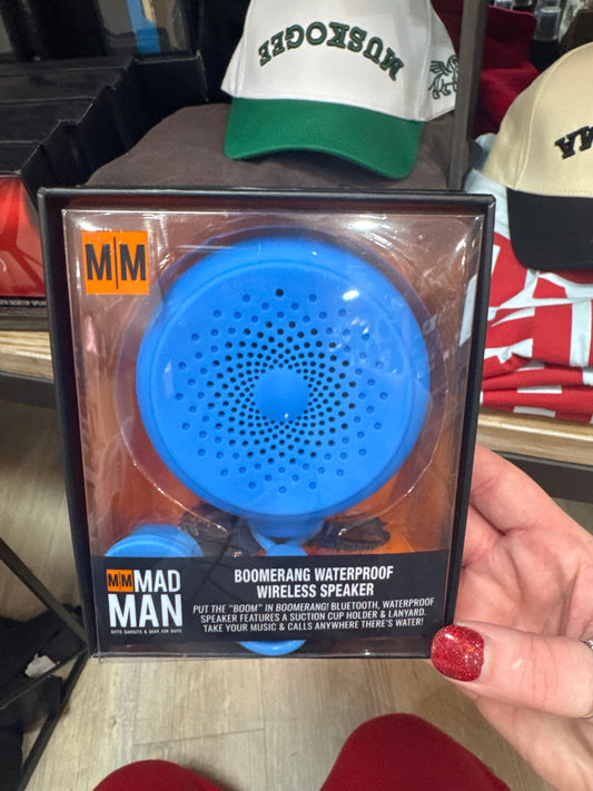 BOOMERANG WATERPROOF SPEAKER - BLUE