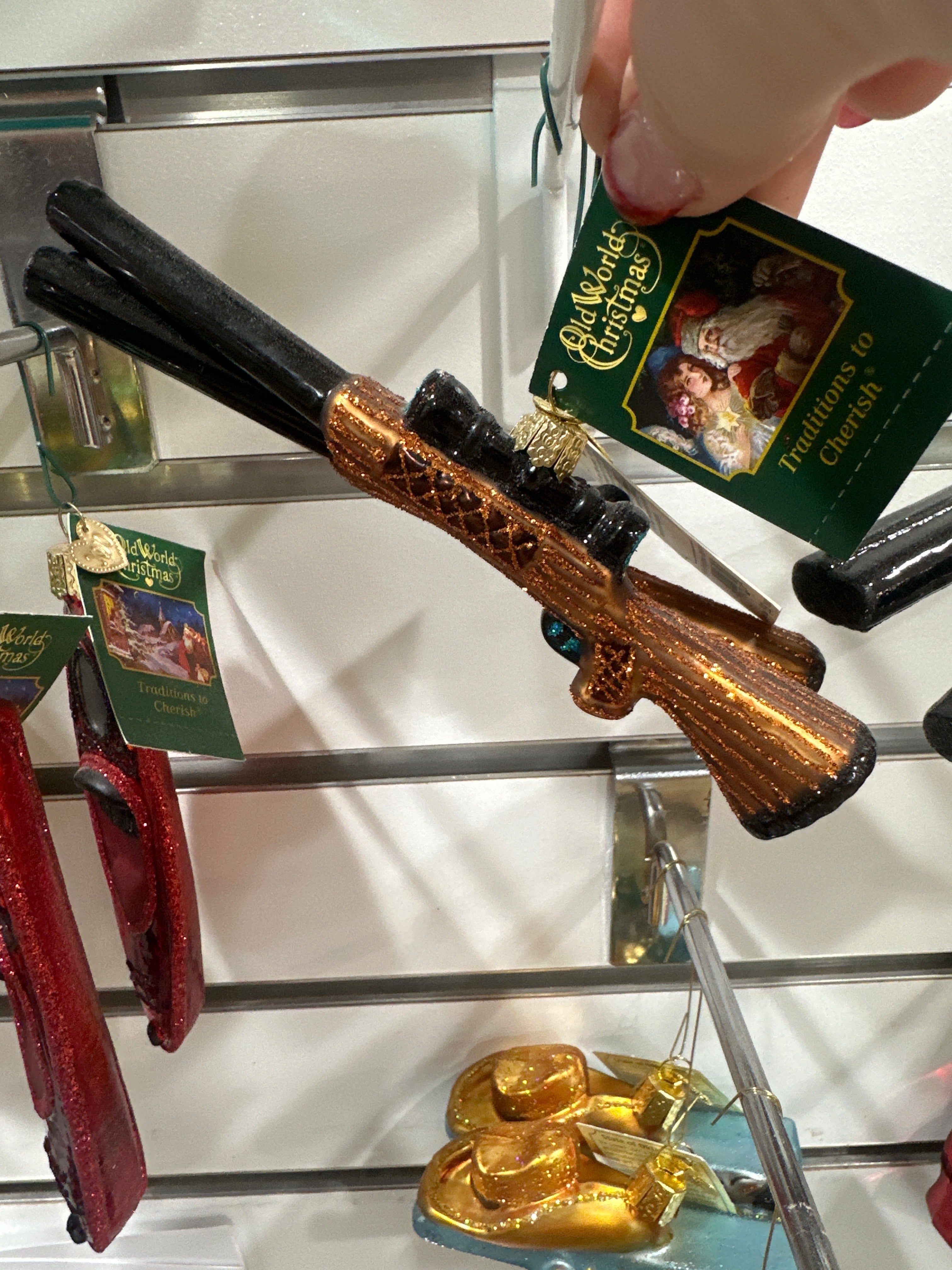 CHRISTMAS ORNAMENT - RIFLE