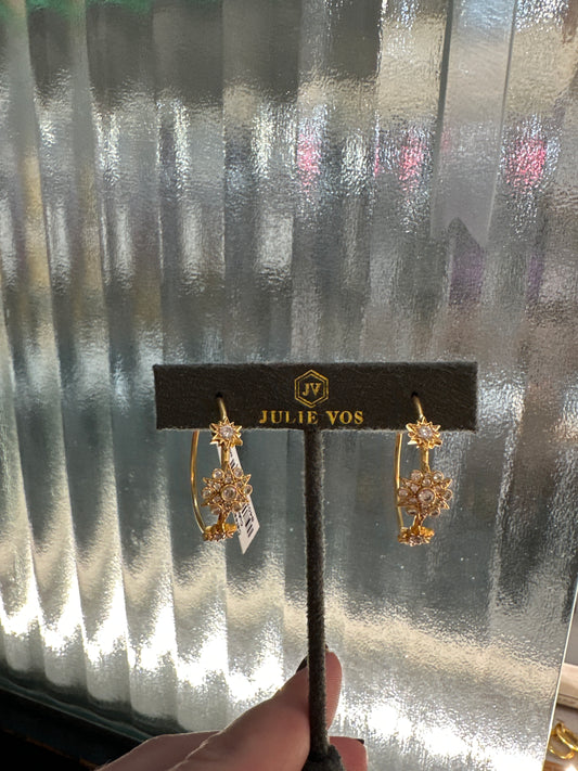 CELESTE HOOP CUBIC ZIRCONIA