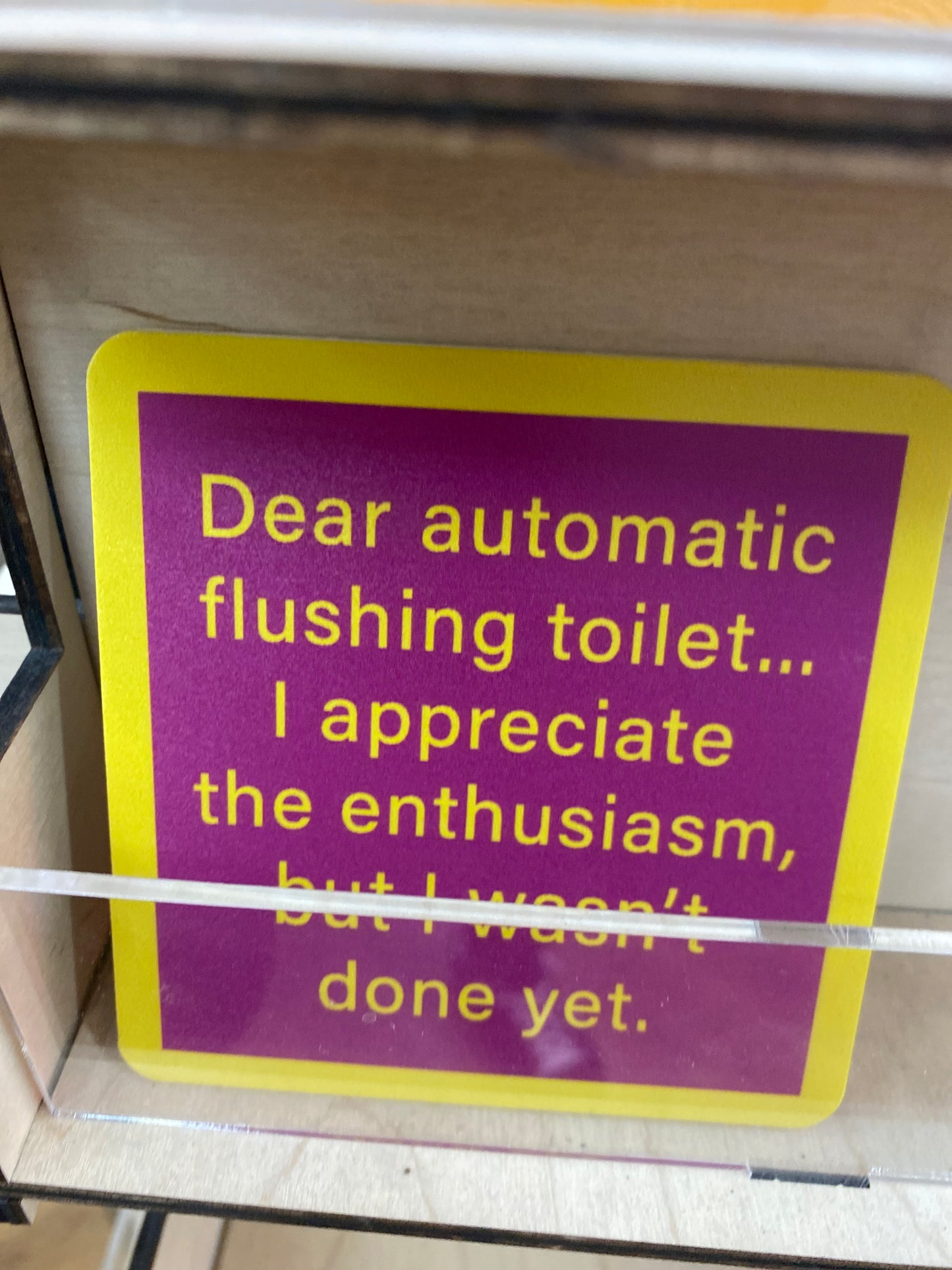 COASTER - AUTOMATIC FLUSH
