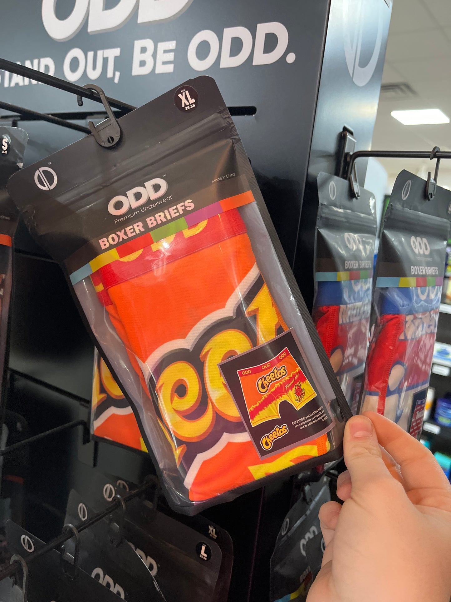 BOXER BRIEFS - FLAMIN HOT CHEETOS - XL