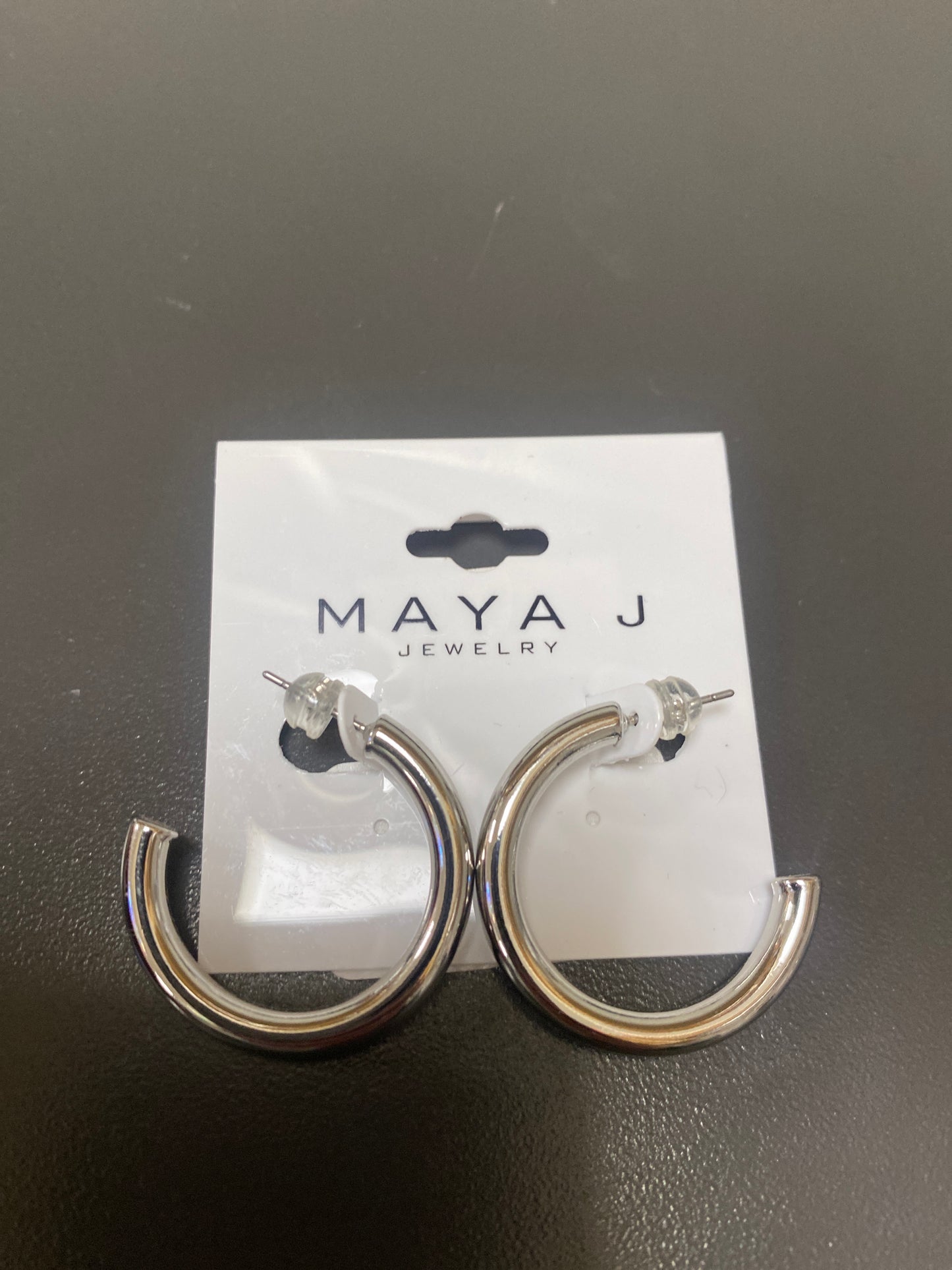 SILVER HOOPS - SMALL